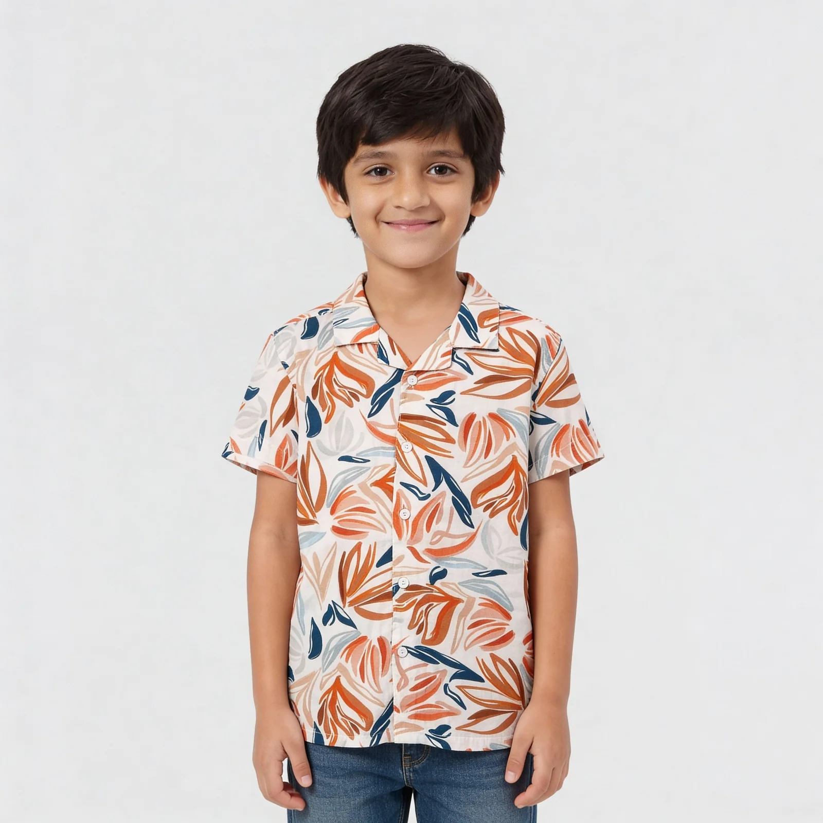 Boys Floral Shirt - Image 2