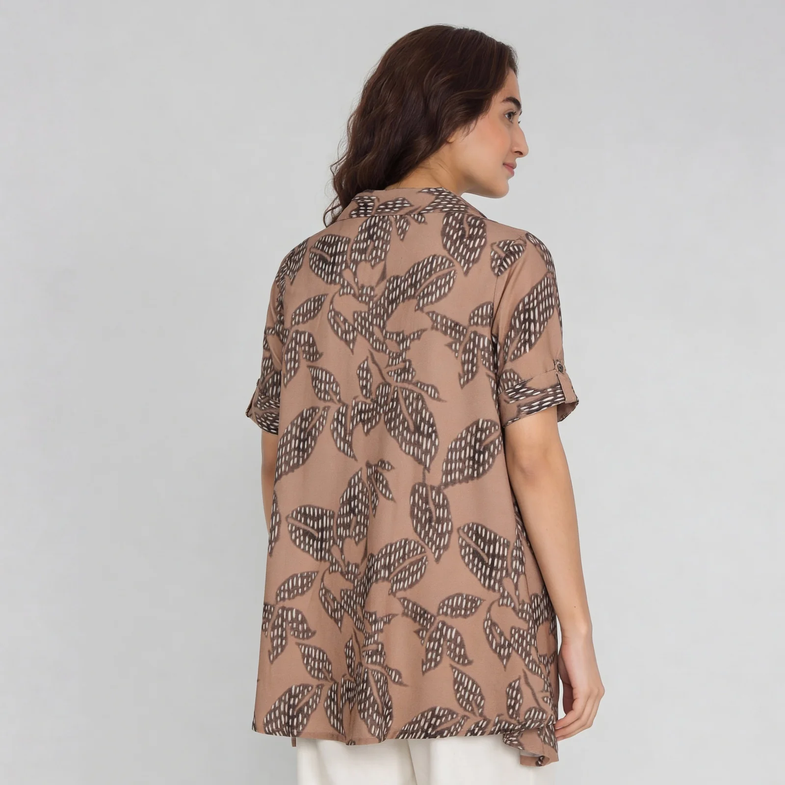 A-Line Printed Flared Kurta - Image 3