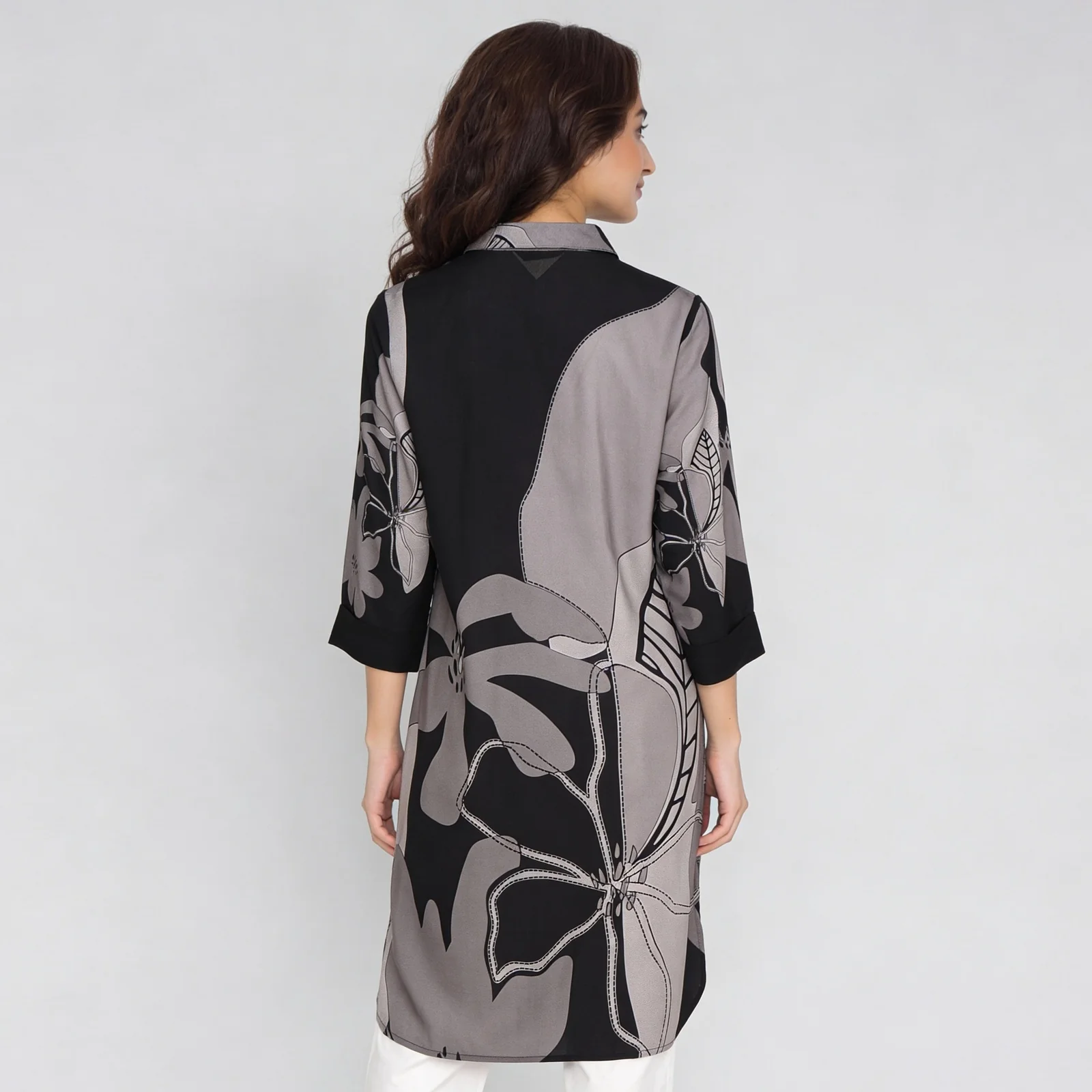 A-Line Printed Straight Kurta - Image 3
