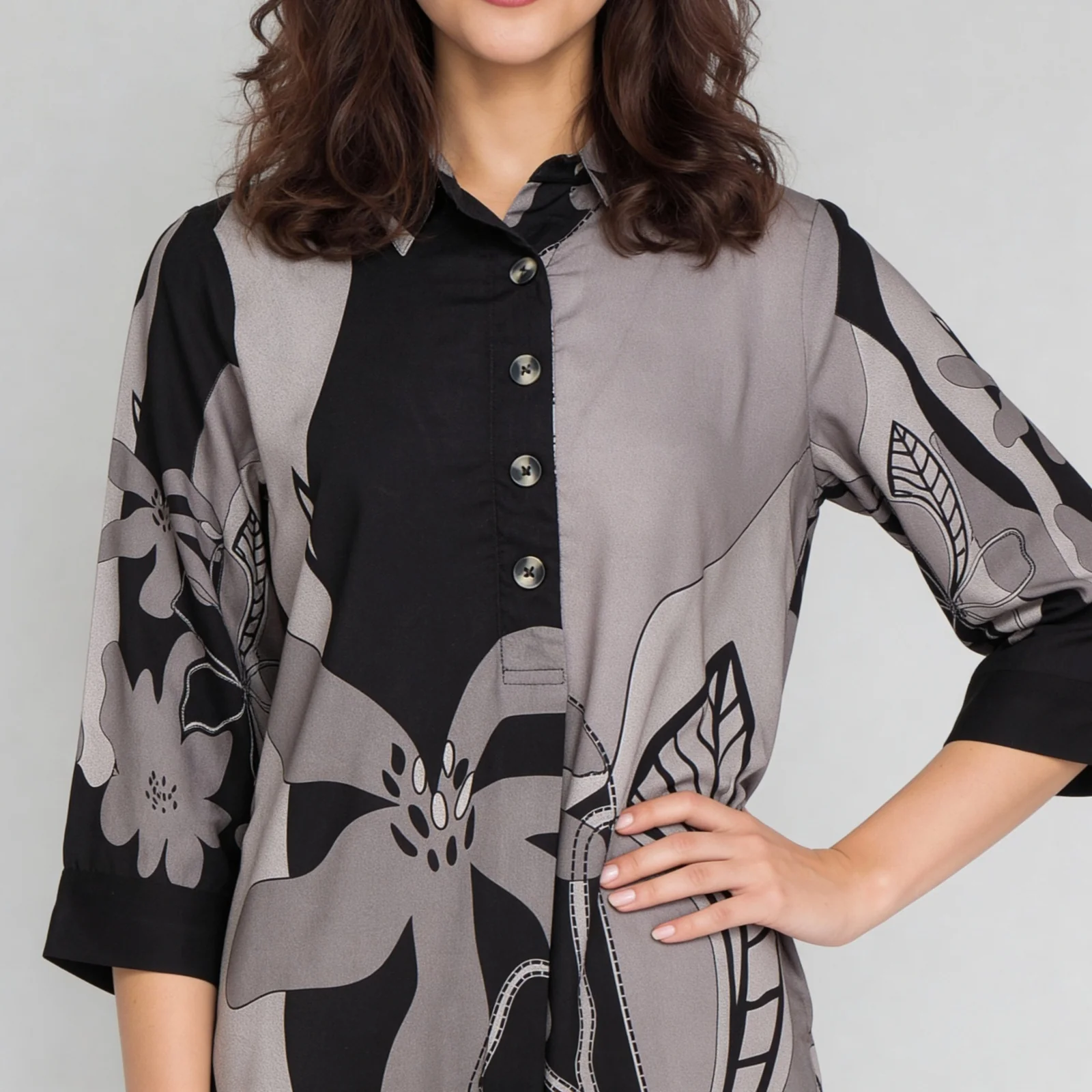 A-Line Printed Straight Kurta - Image 4