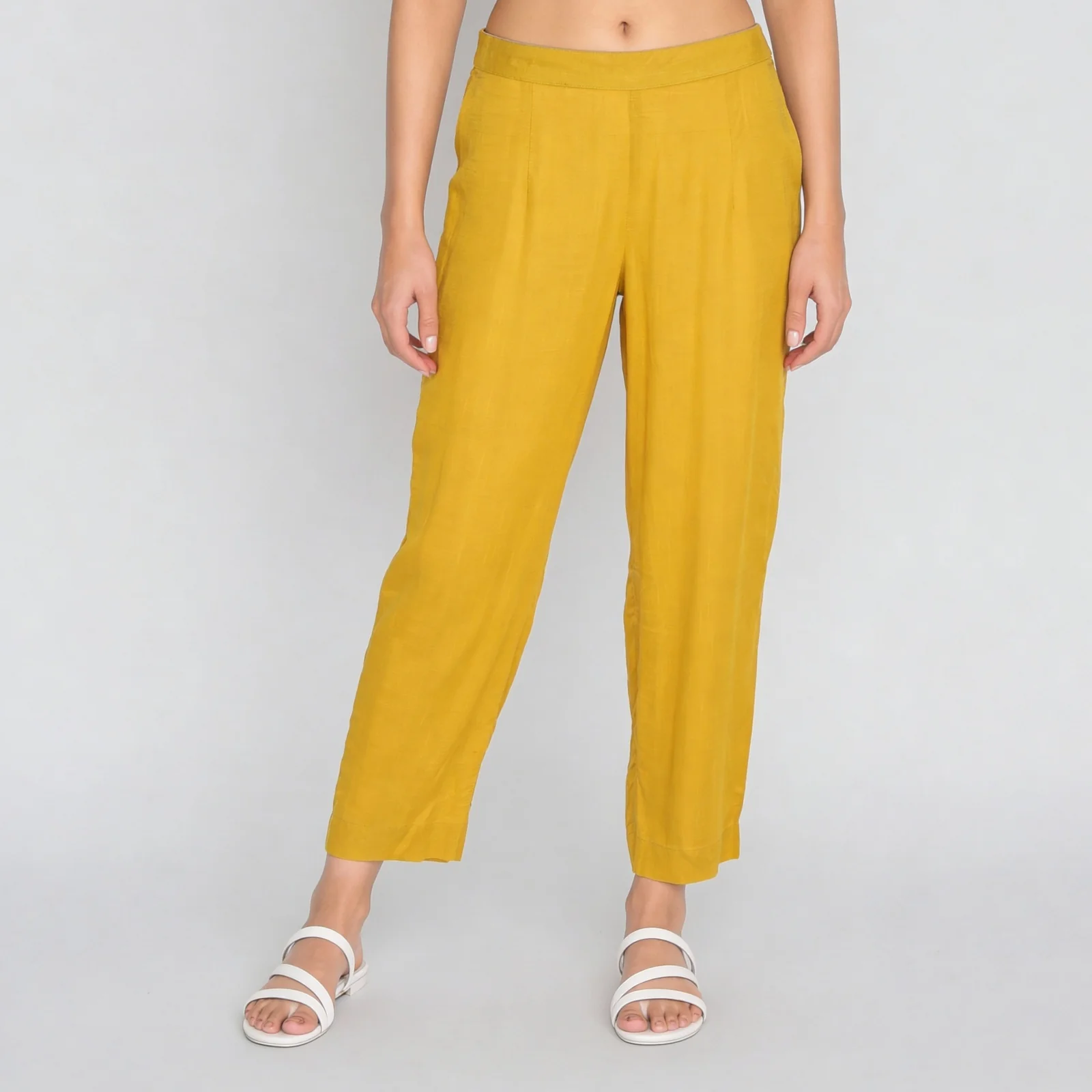 Ankle Length Straight Fit Pant - Image 2