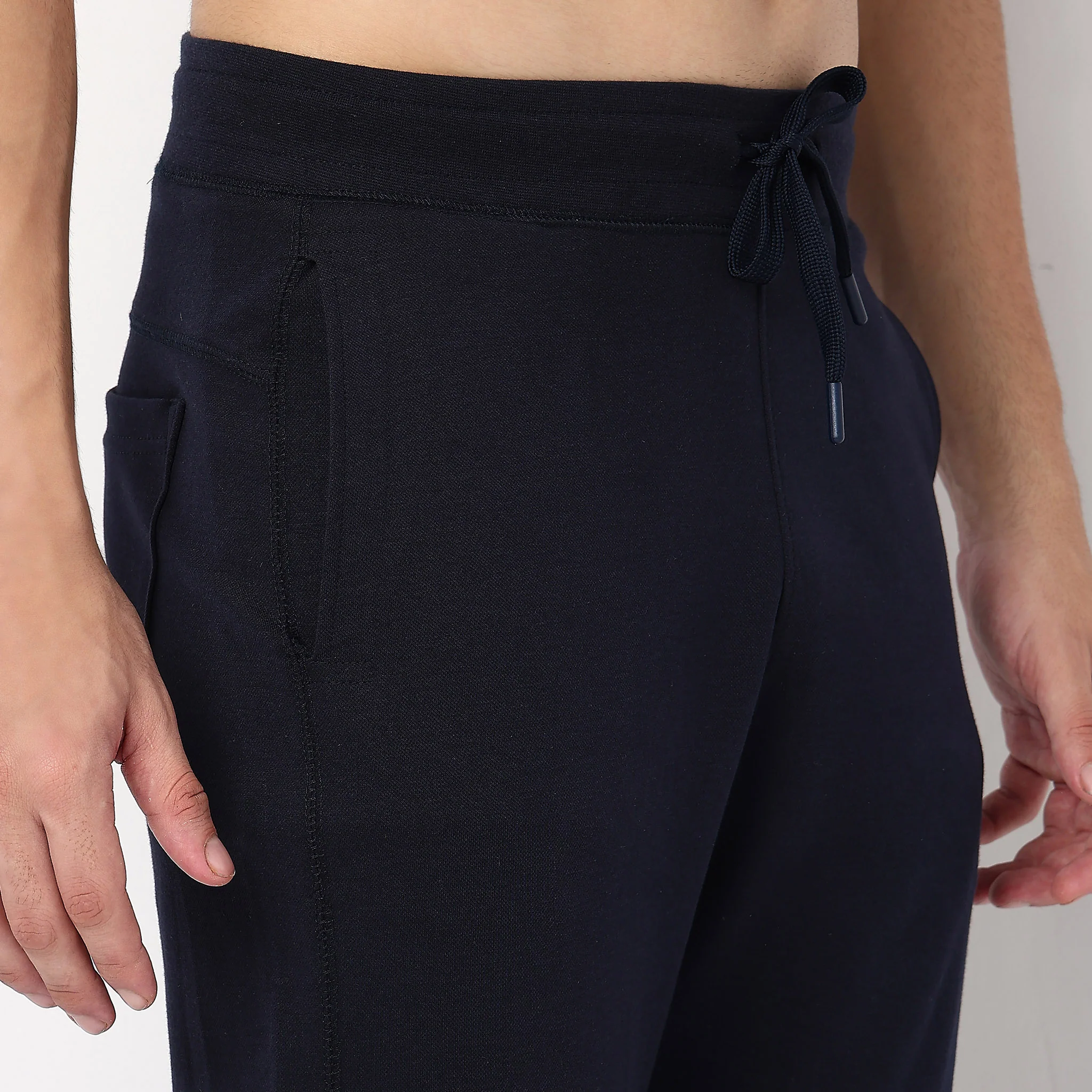 Knitted Solid Flexi Trackpants - Image 14