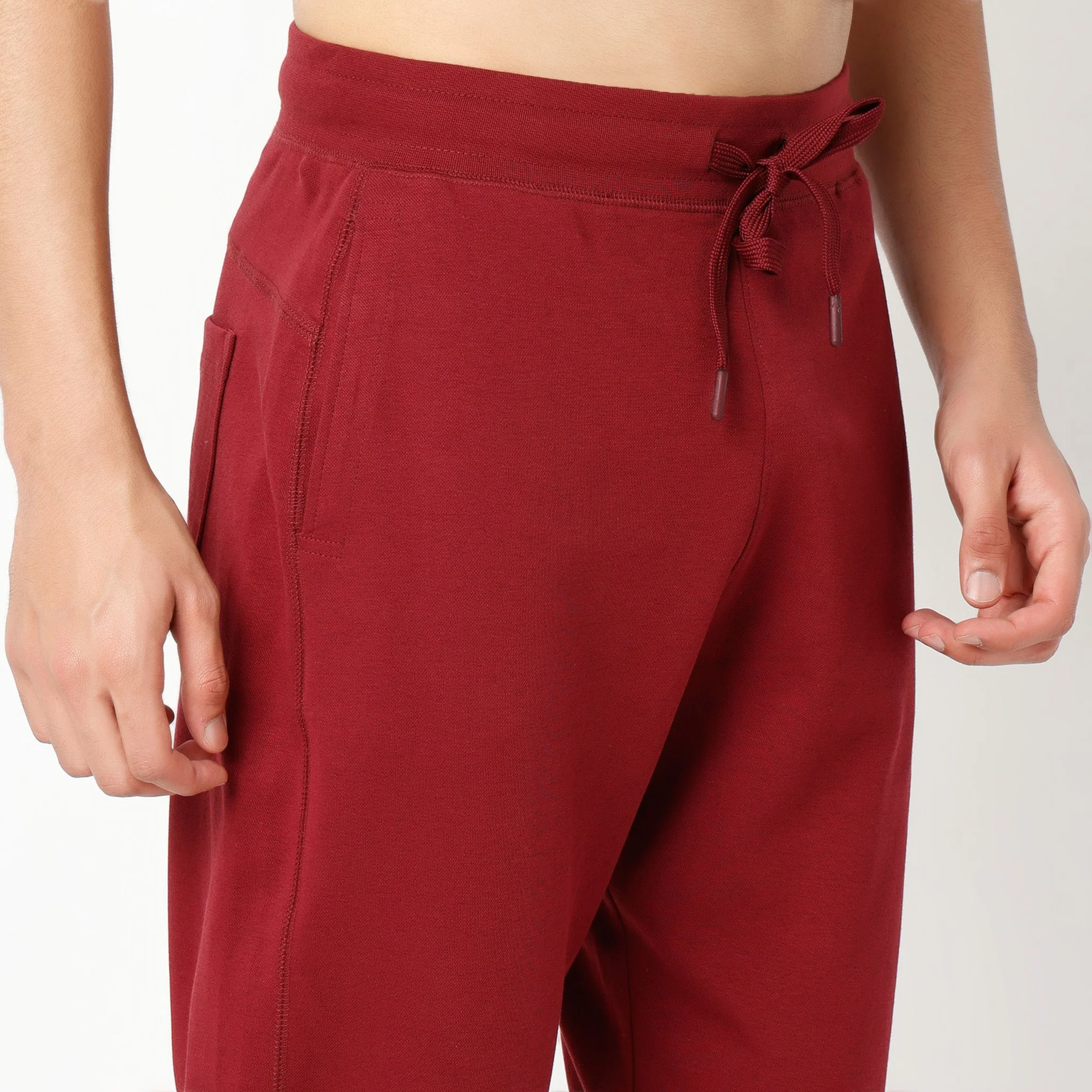 Knitted Solid Flexi Trackpants - Image 9
