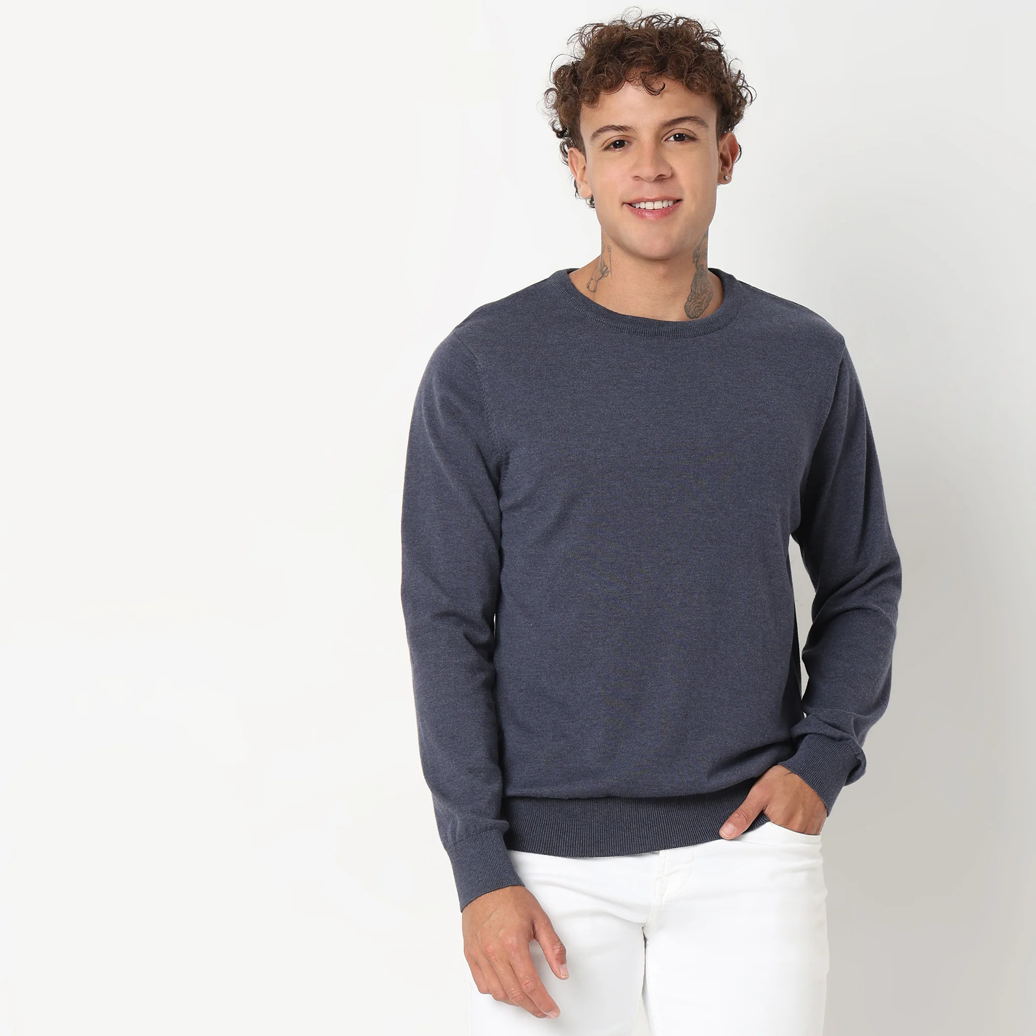 All Day Pullover™ - Comfortable exclusive soft Cotton Blend Hand Knitted With exquisite fashioning - Image 7