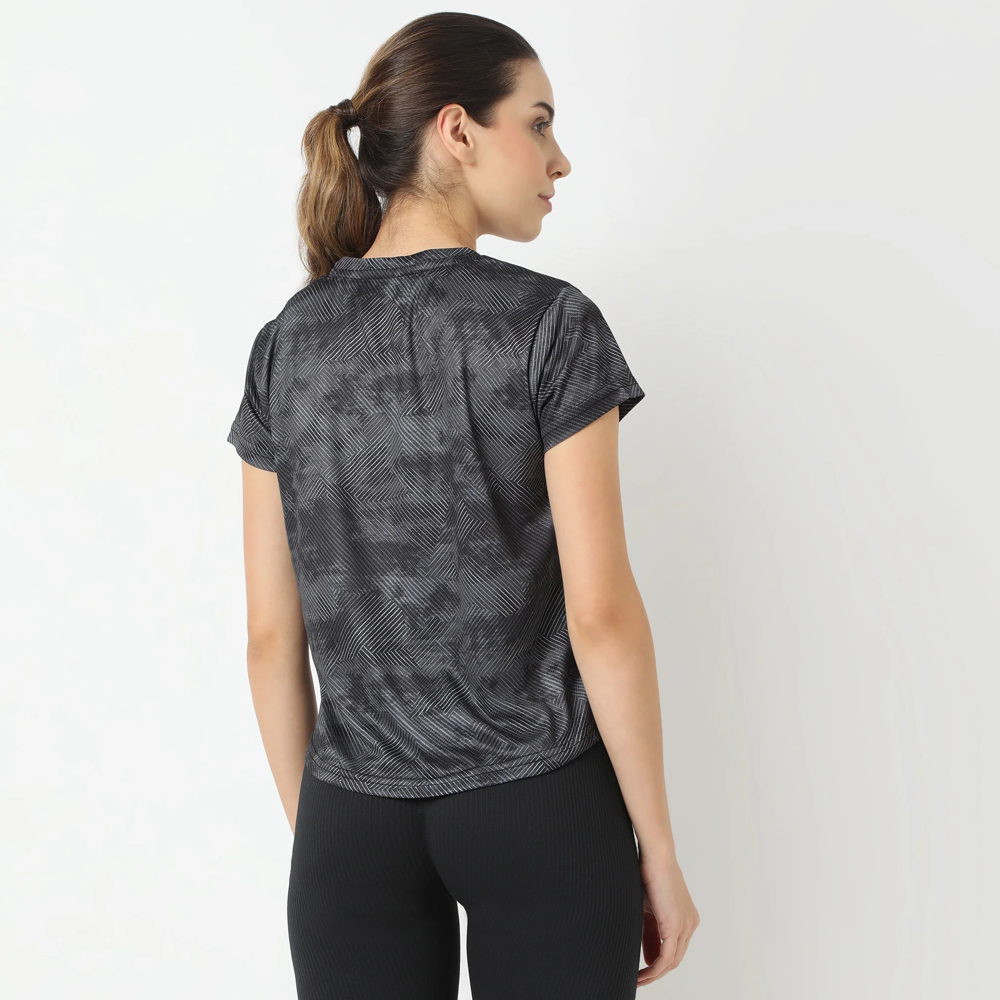 Regular Fit Abstract T-Shirt - Image 8