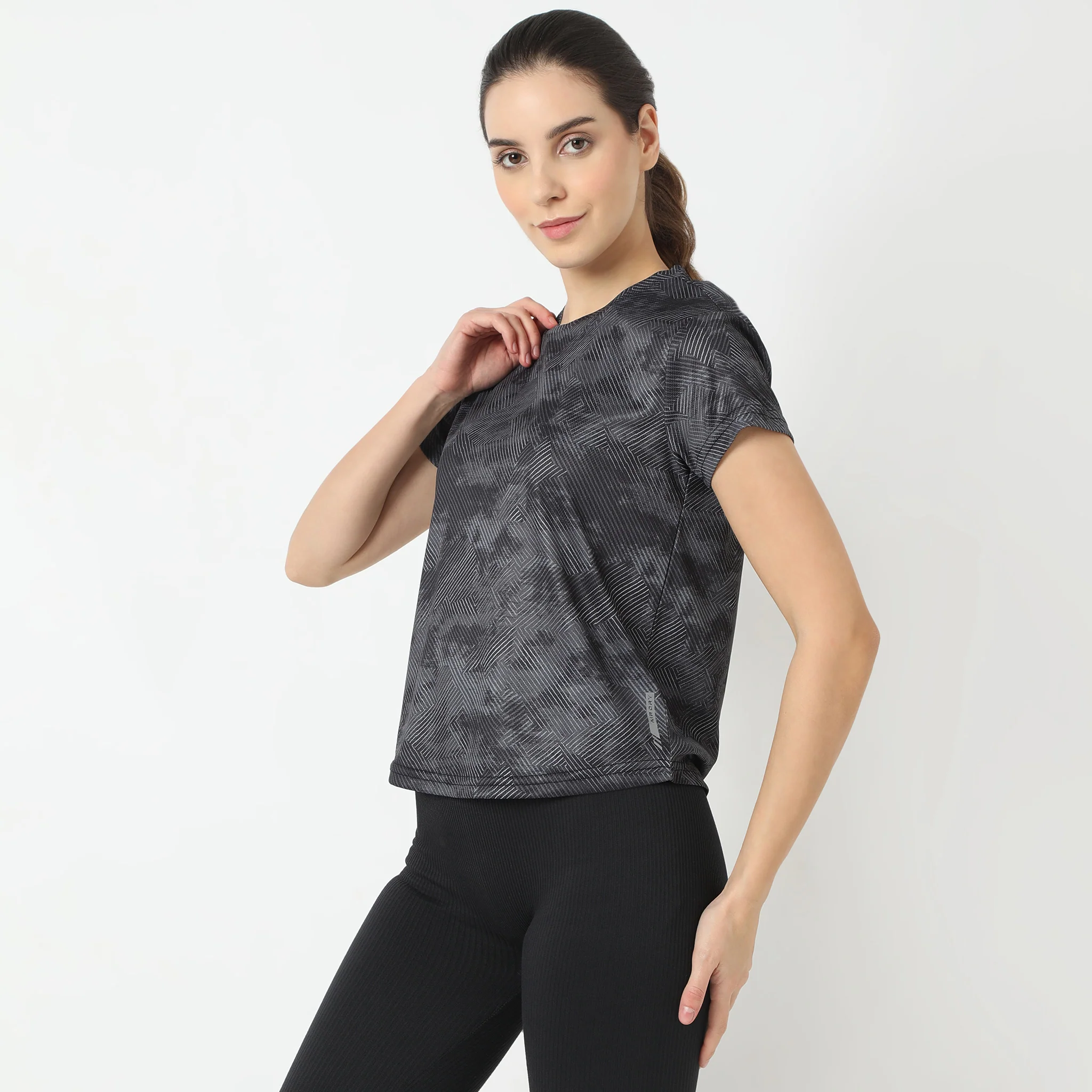 Regular Fit Abstract T-Shirt - Image 9