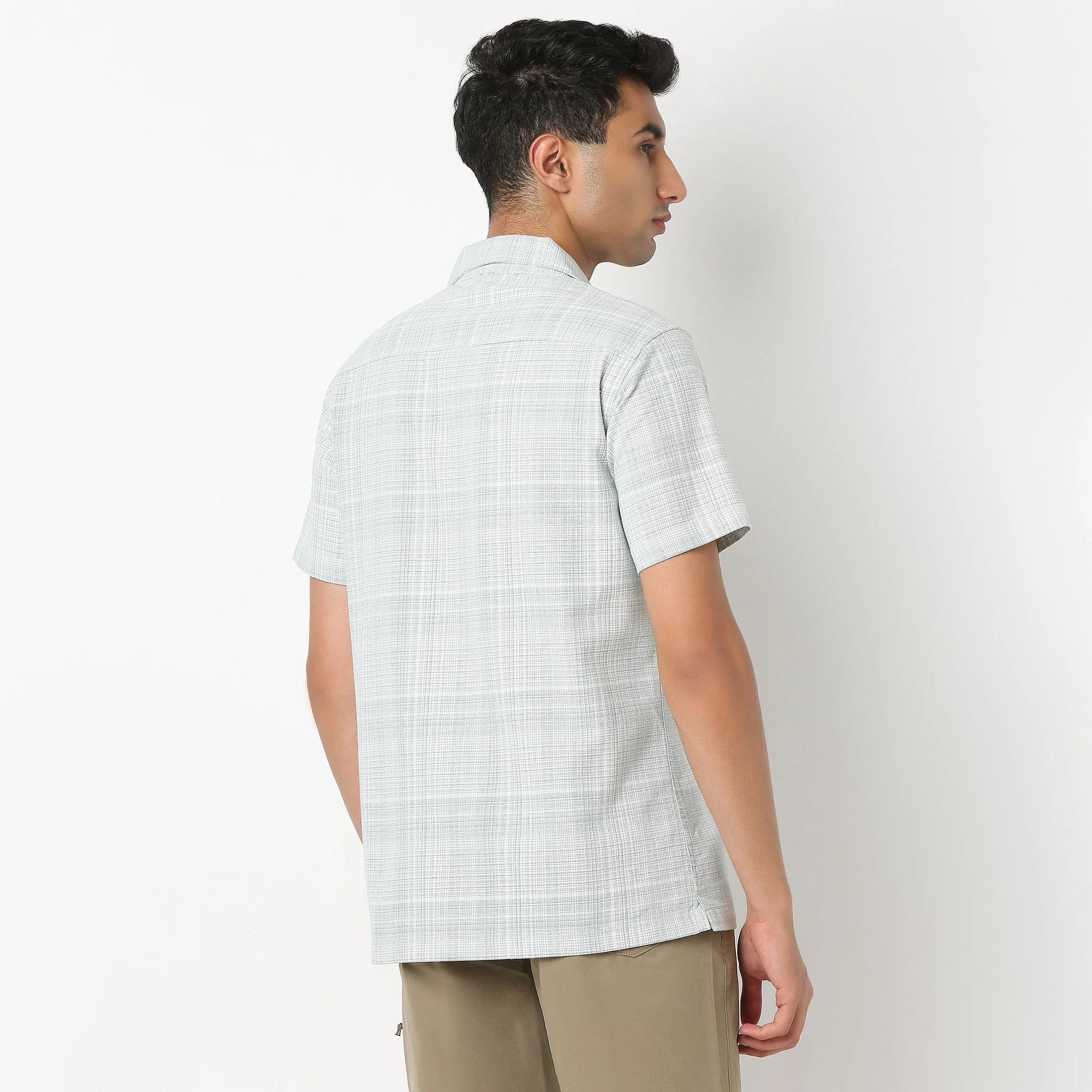 BAEᵉˣ Shirt - Camp Collar Textured Solid - Image 3