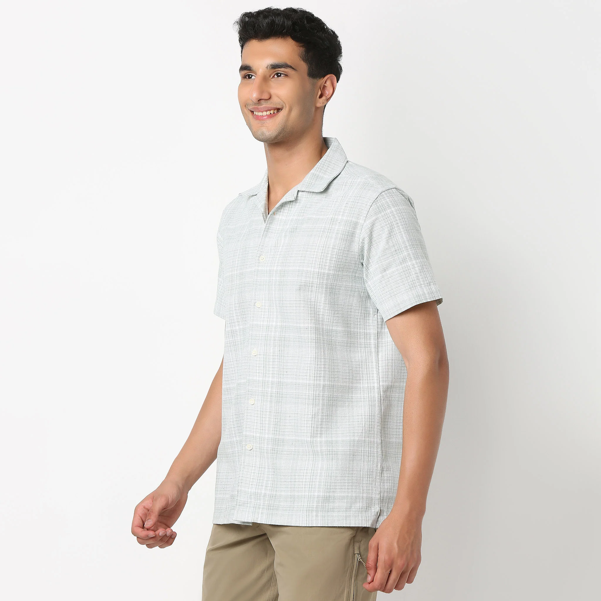 BAEᵉˣ Shirt - Camp Collar Textured Solid - Image 5