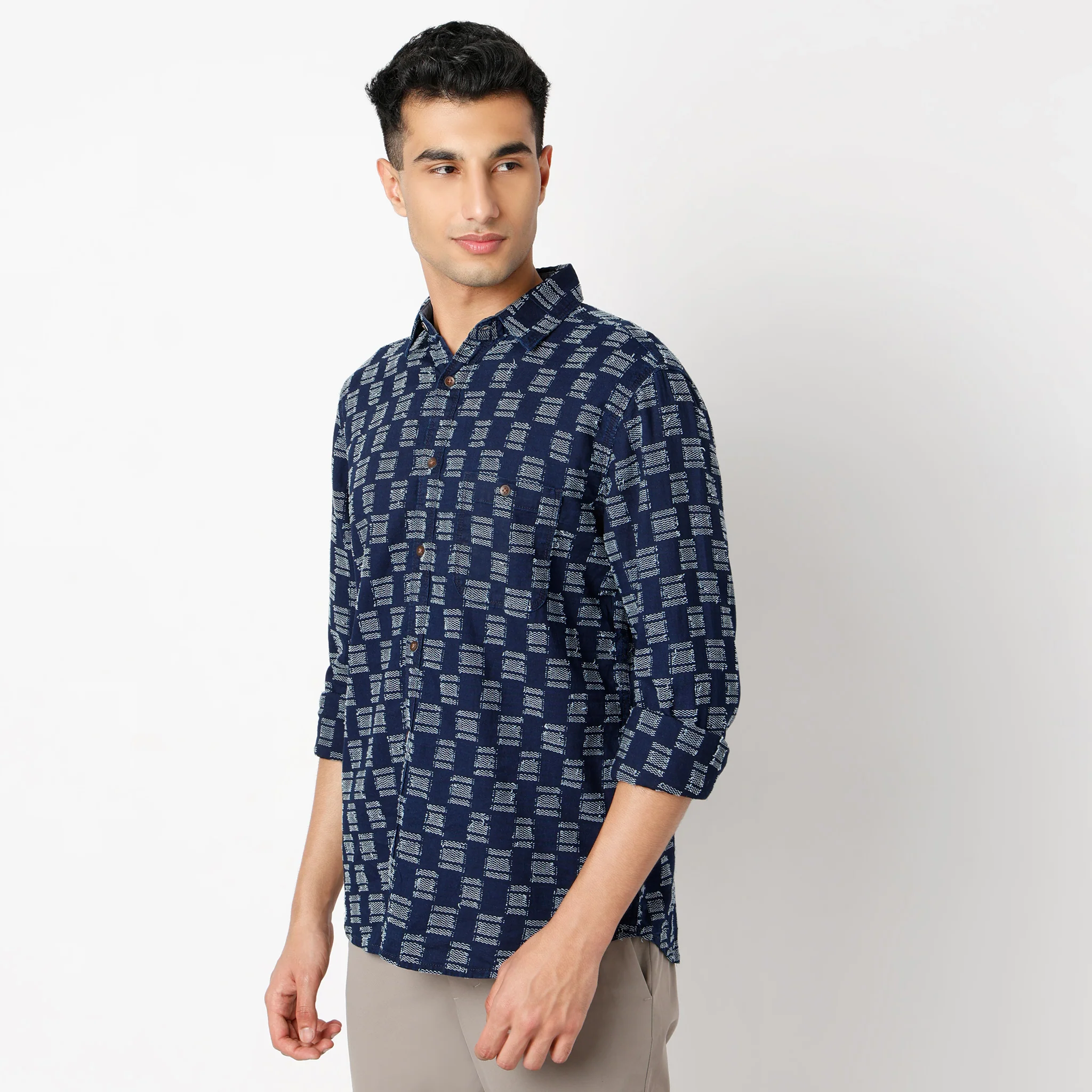 Checkered Full Sleeve Cruiser Shirt - Image 5