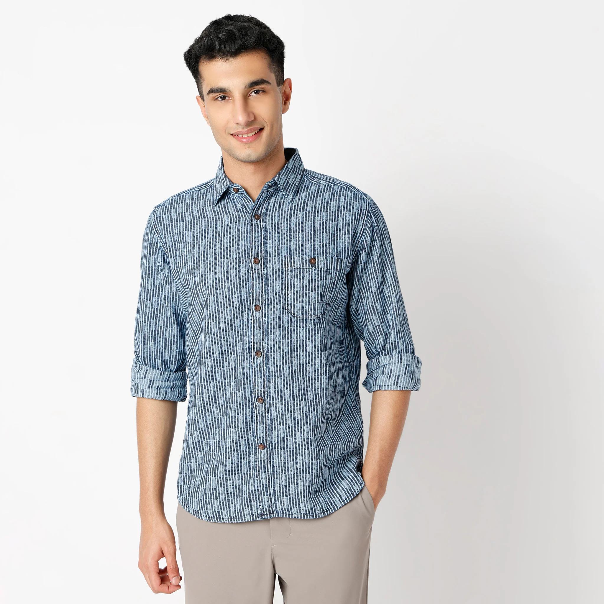 Checkered Full Sleeve Cruiser Shirt - Image 2