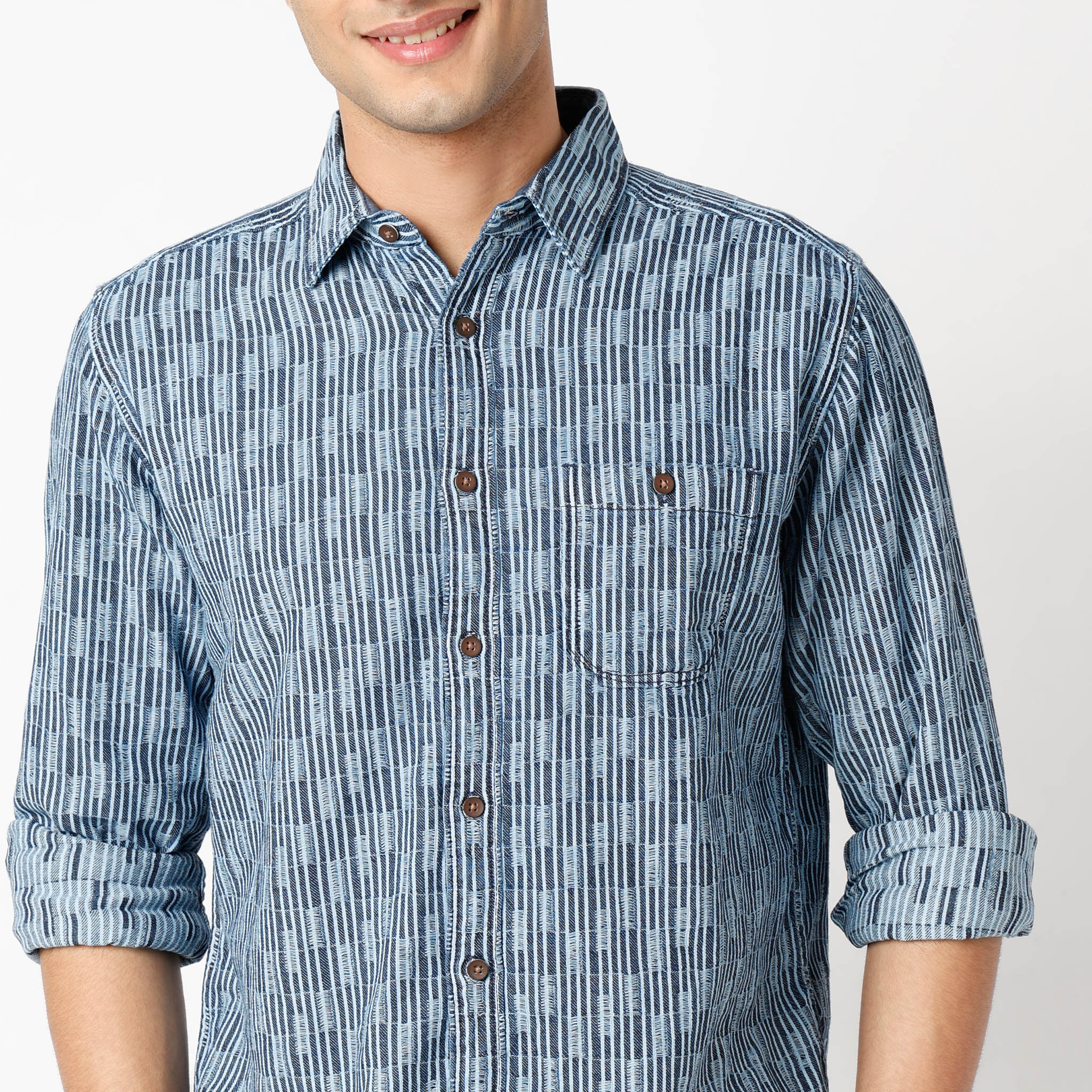 Checkered Full Sleeve Cruiser Shirt - Image 4