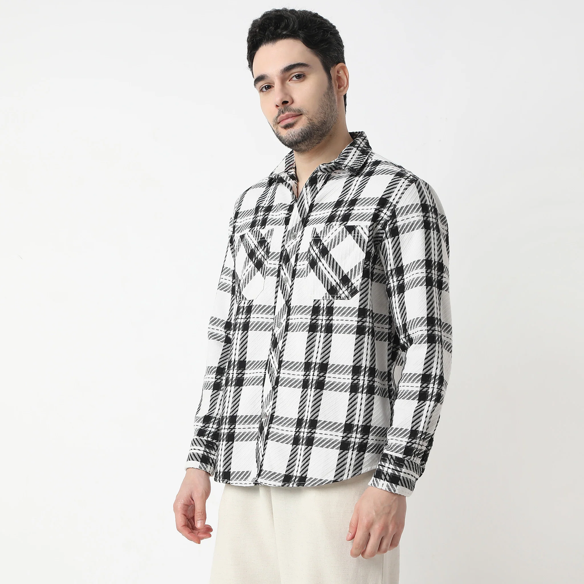 Lumber Jack Full Sleeve Checkered Shirt - Image 5