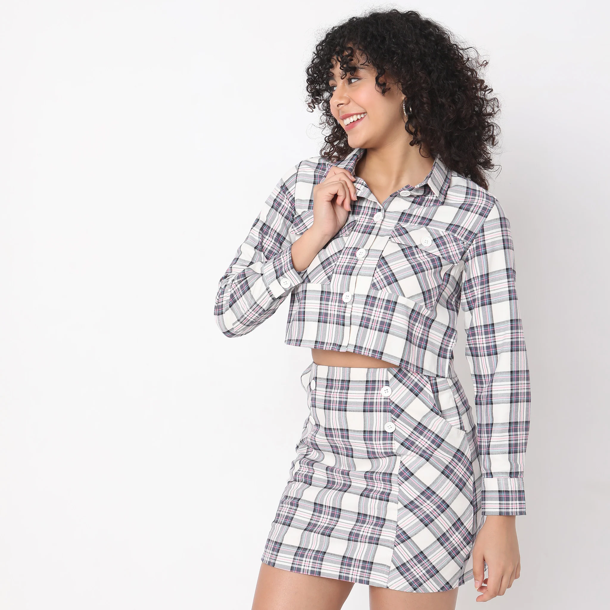 Regular Fit Checkered Shirt - Image 5