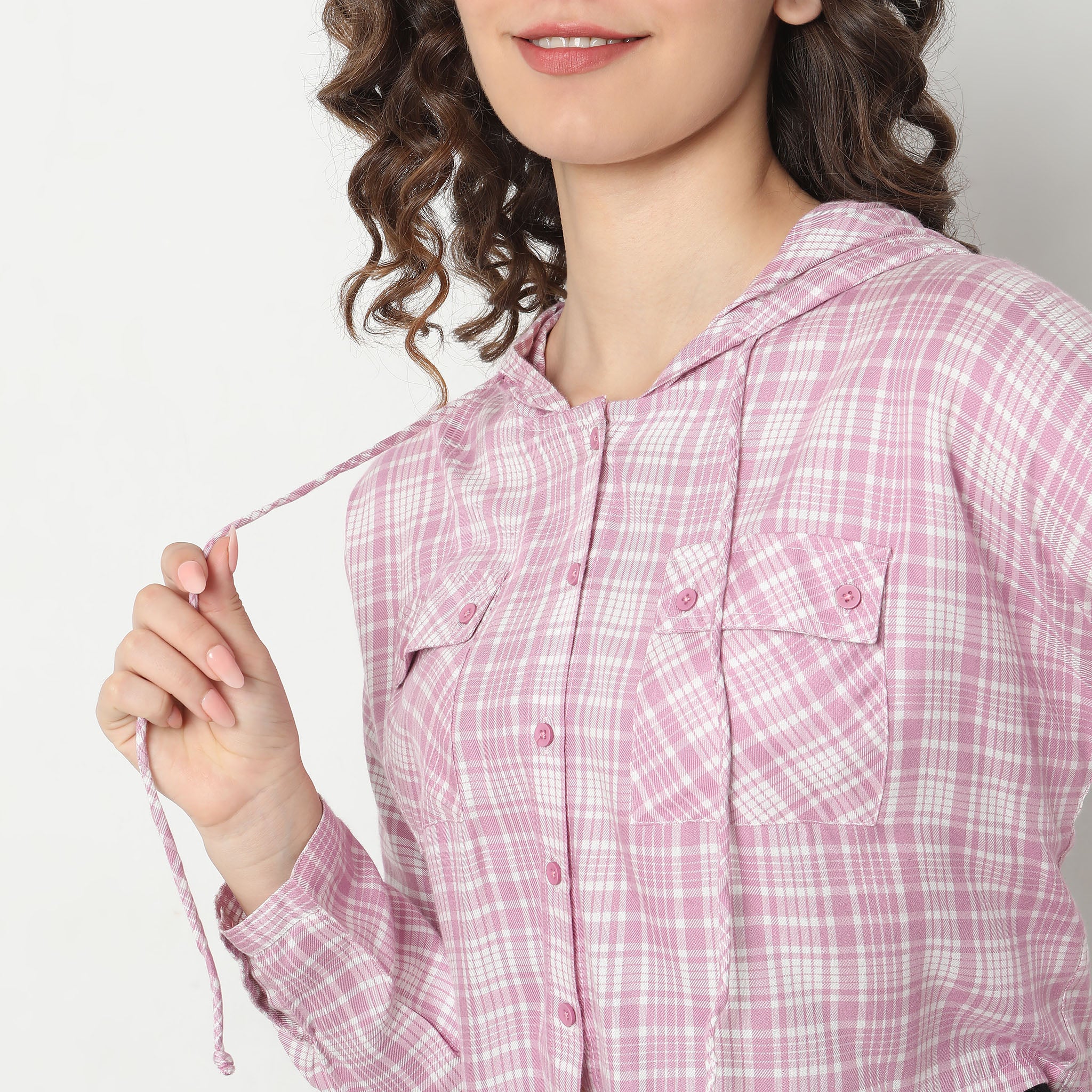 Regular Fit Checkered Shirt - Image 4