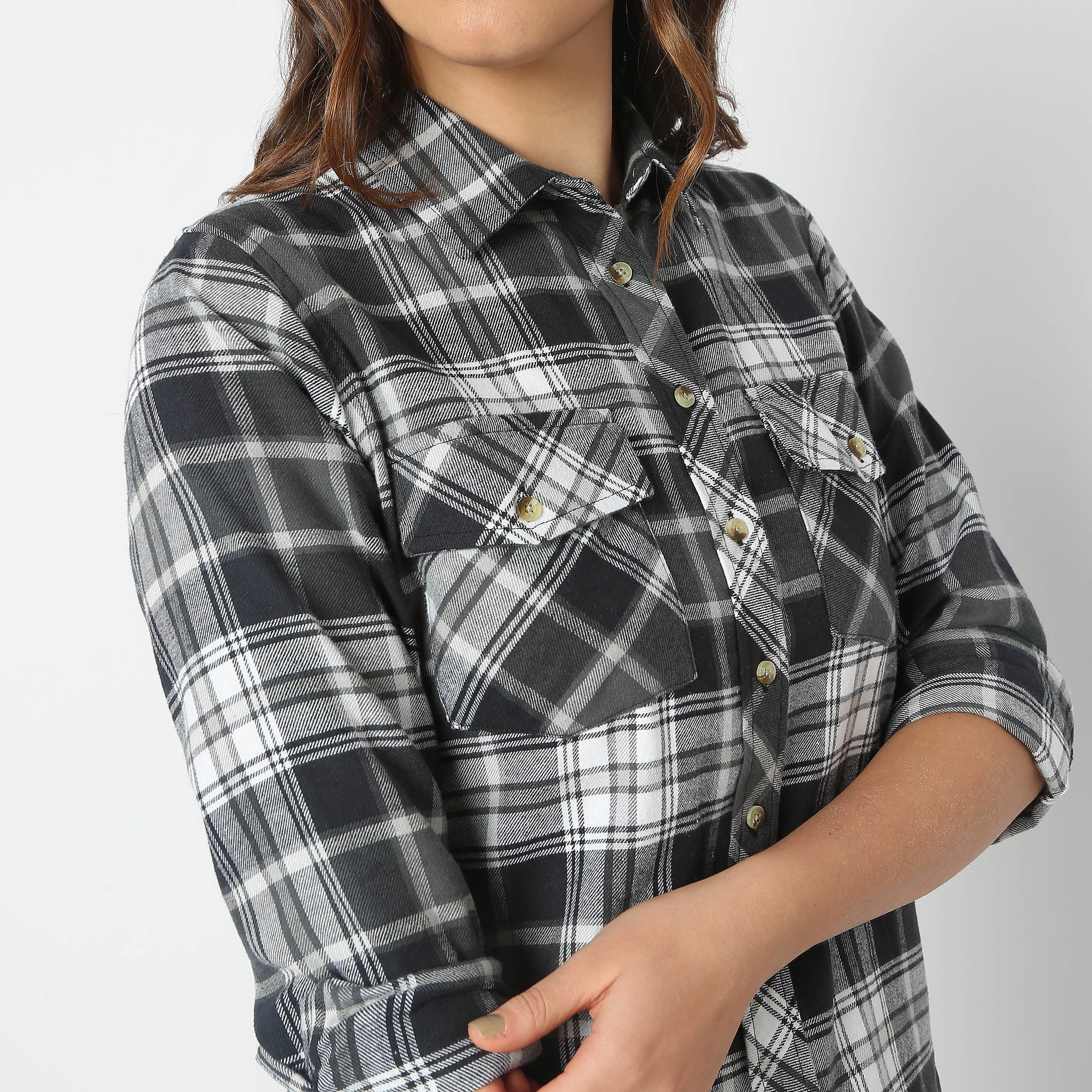 Regular Fit Checkered Shirt - Image 4