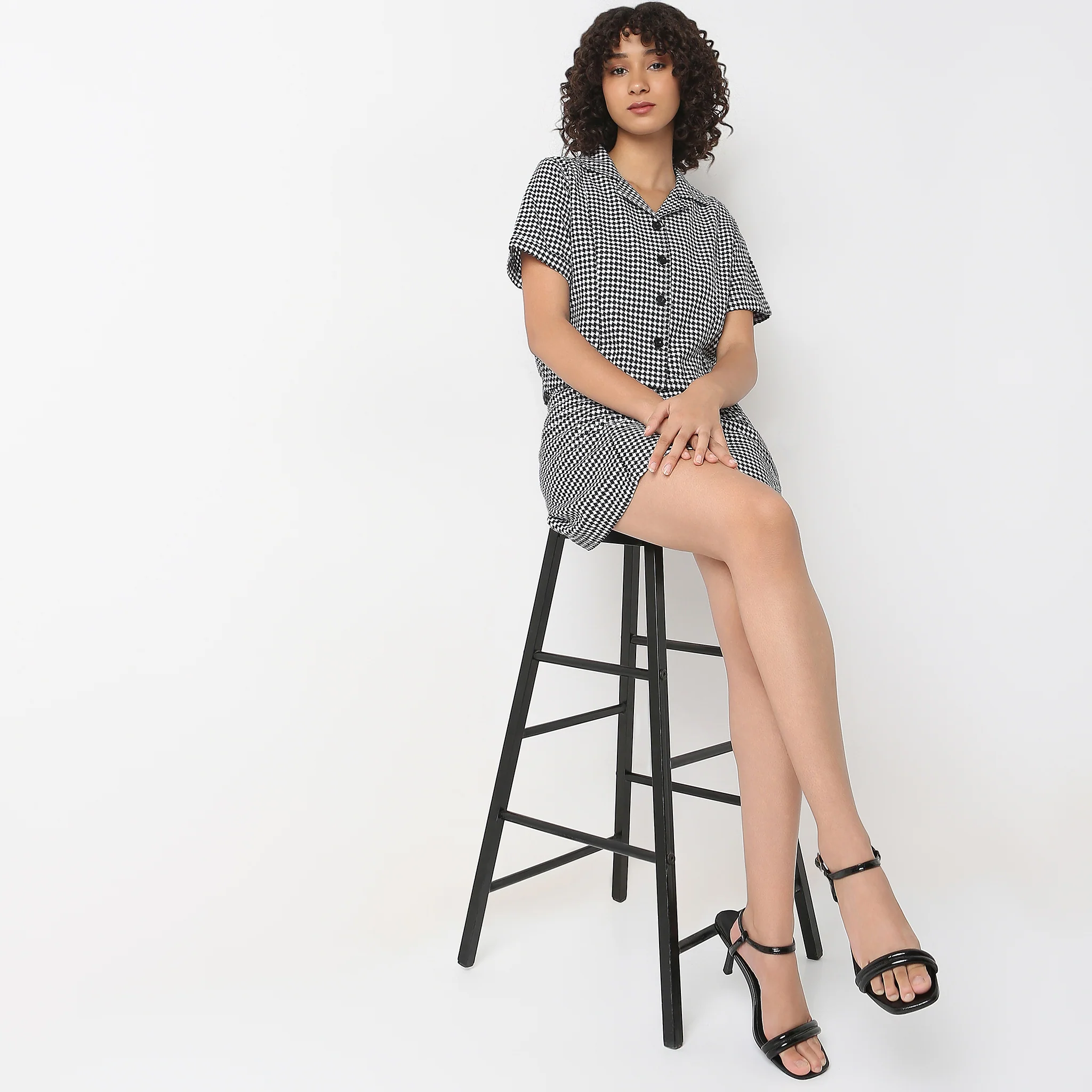 Regular Fit Checkered Shirt - Image 2