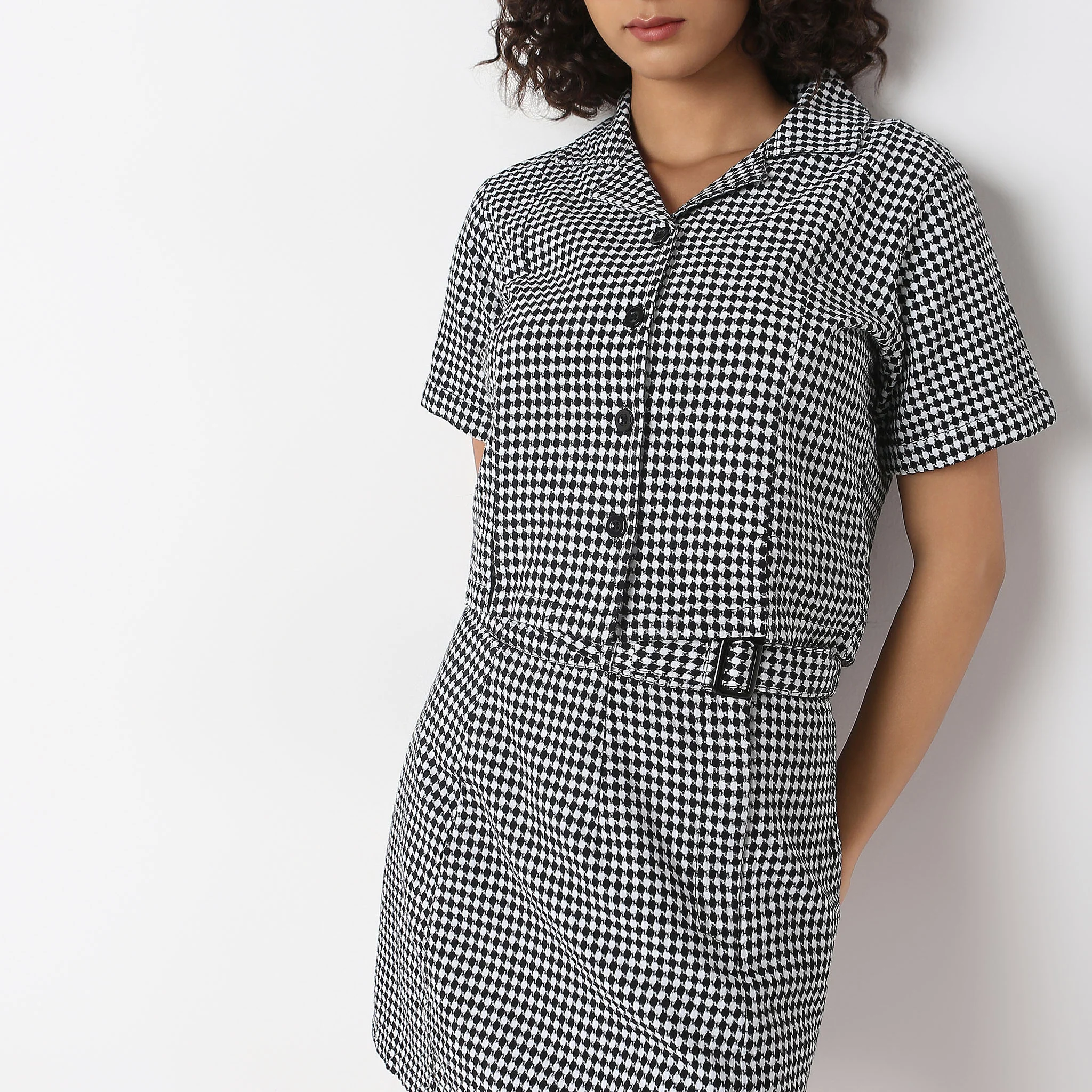 Regular Fit Checkered Shirt - Image 4