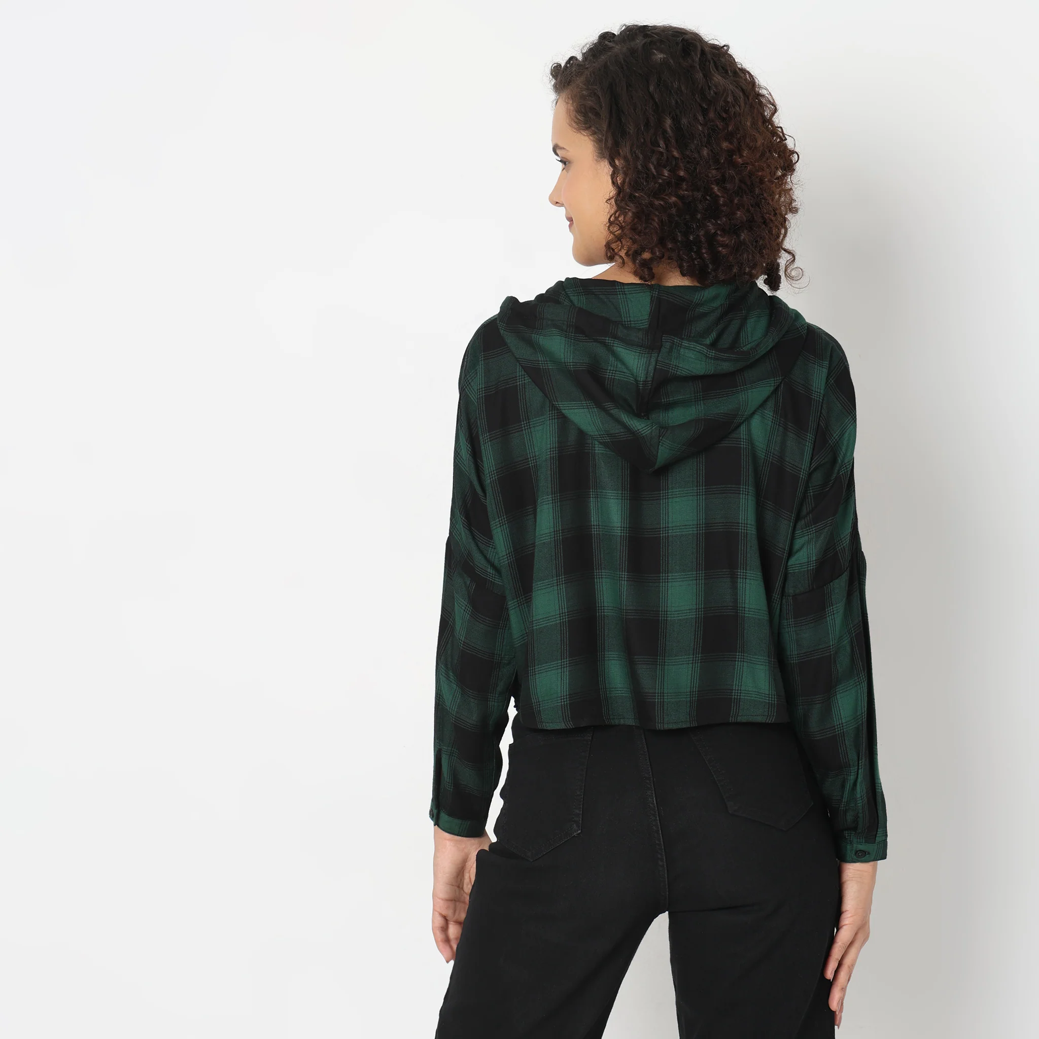 Regular Fit Checkered Top - Image 3