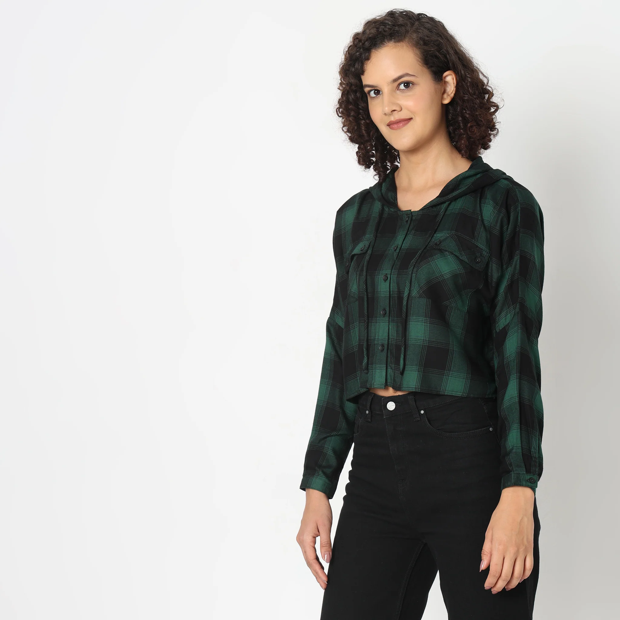 Regular Fit Checkered Top - Image 5