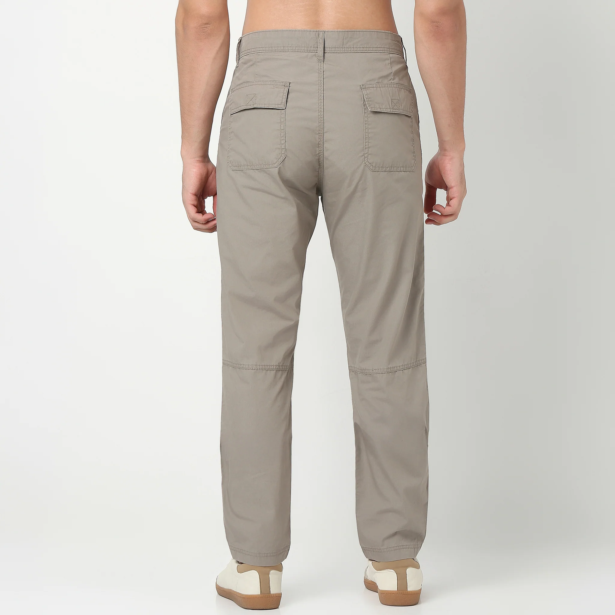 Regular Fit Cotton Heavy Duty Messenger Pants With Utility Pockets - Image 13