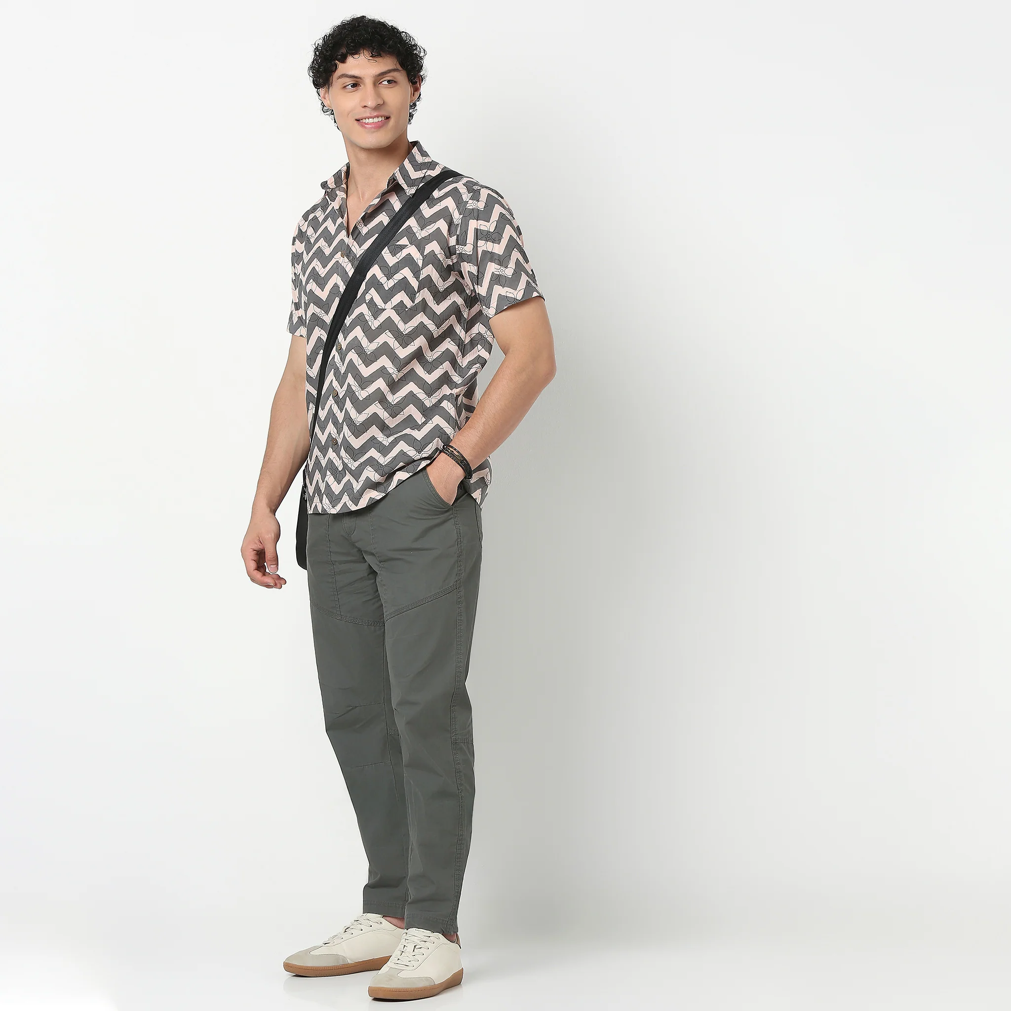 Regular Fit Cotton Heavy Duty Messenger Pants With Utility Pockets - Image 16
