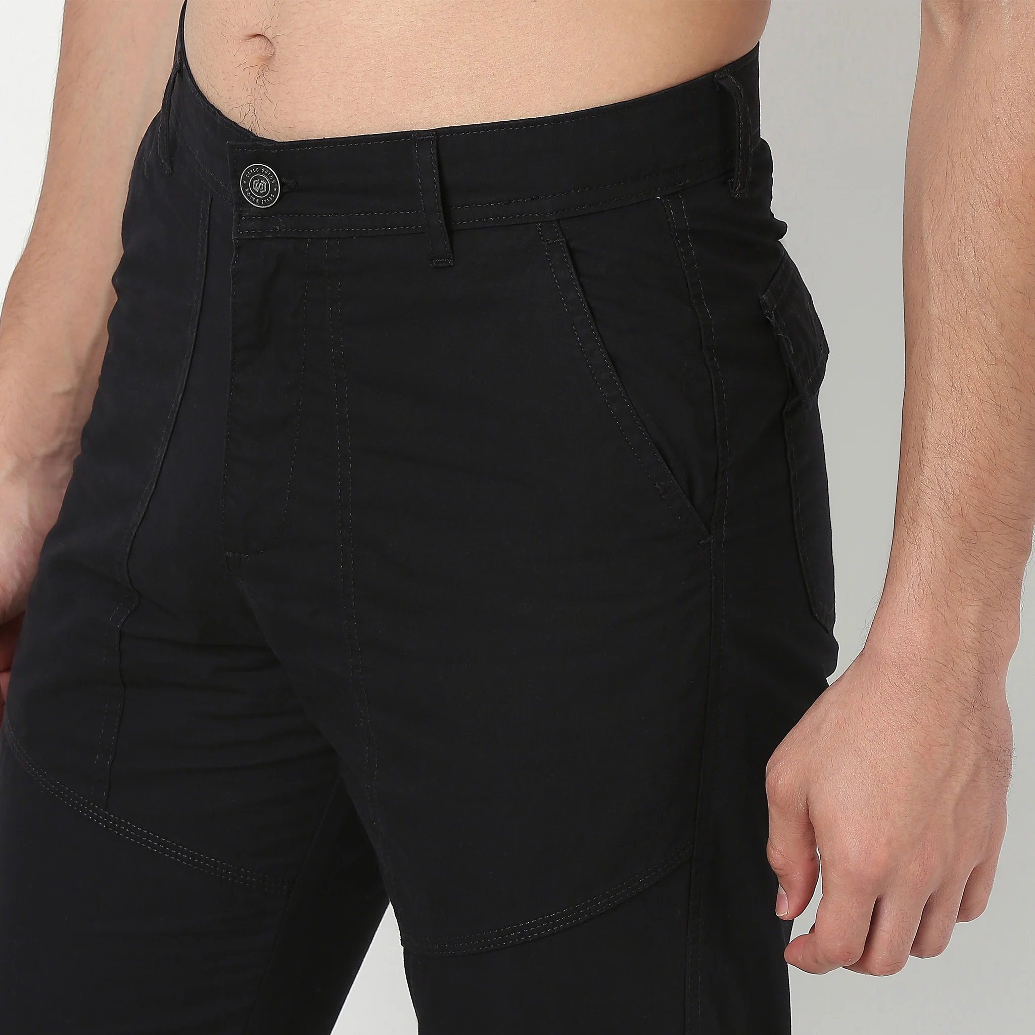 Regular Fit Cotton Heavy Duty Messenger Pants With Utility Pockets - Image 4
