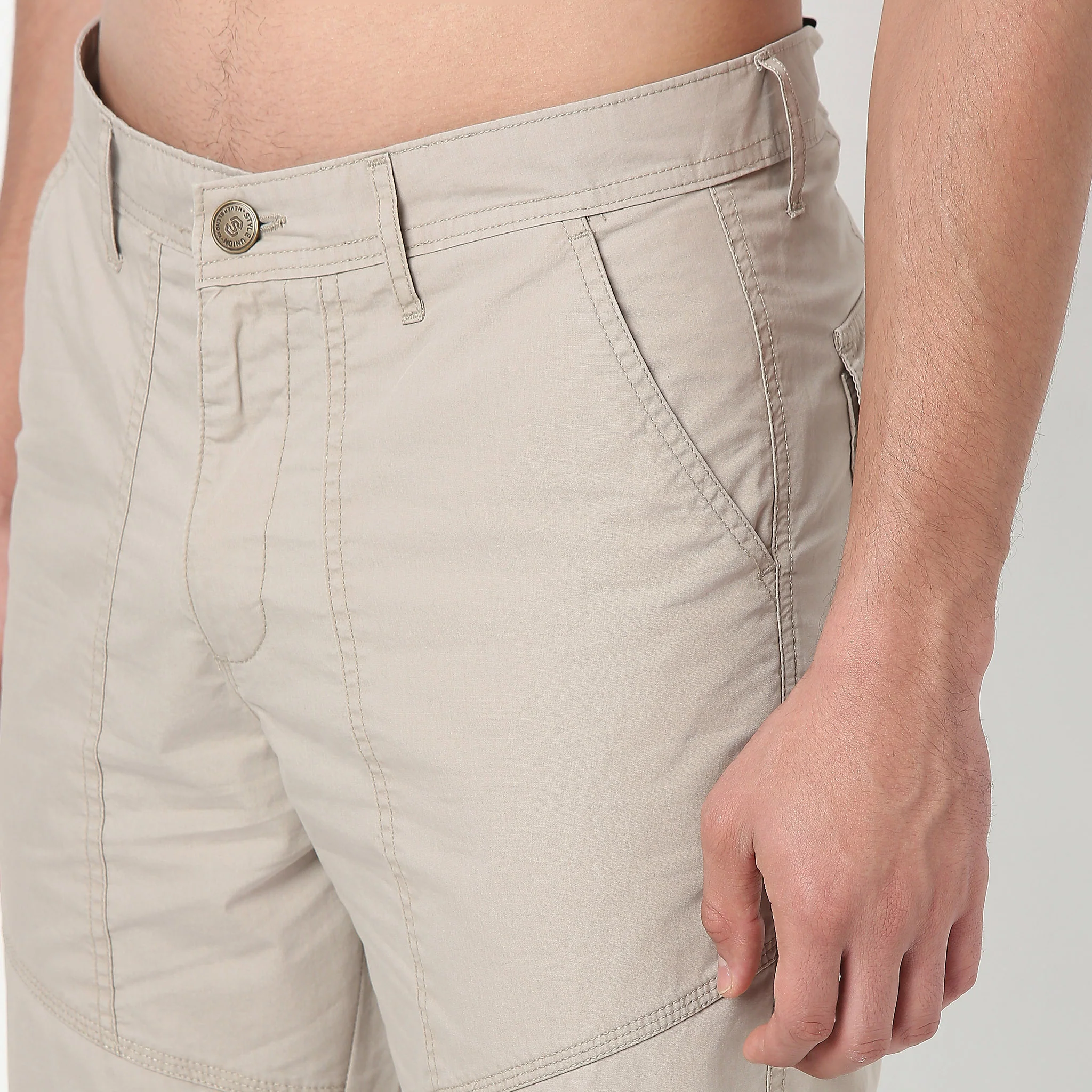Regular Fit Cotton Heavy Duty Messenger Pants With Utility Pockets - Image 9