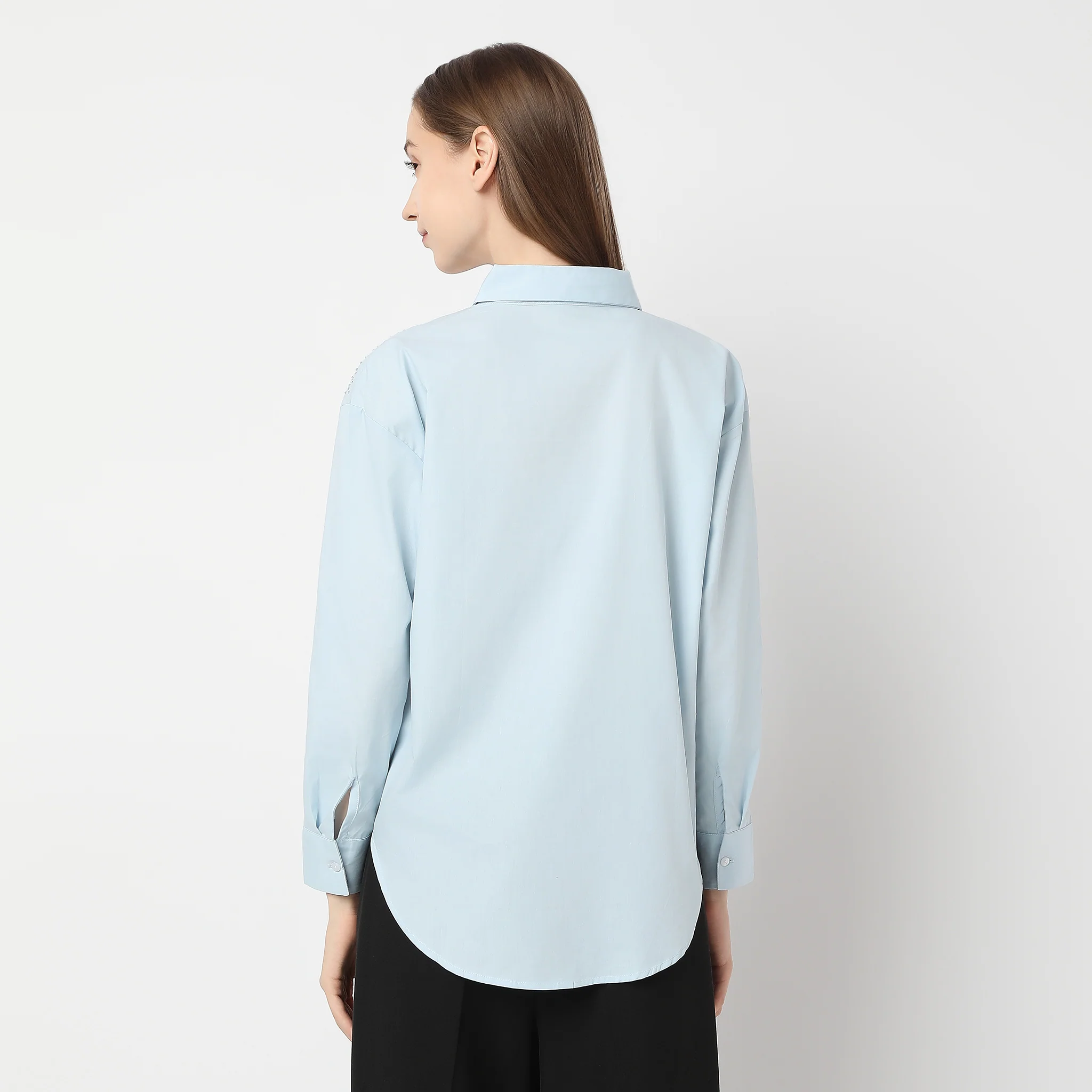 Regular Fit Embellished Shirt - Image 3