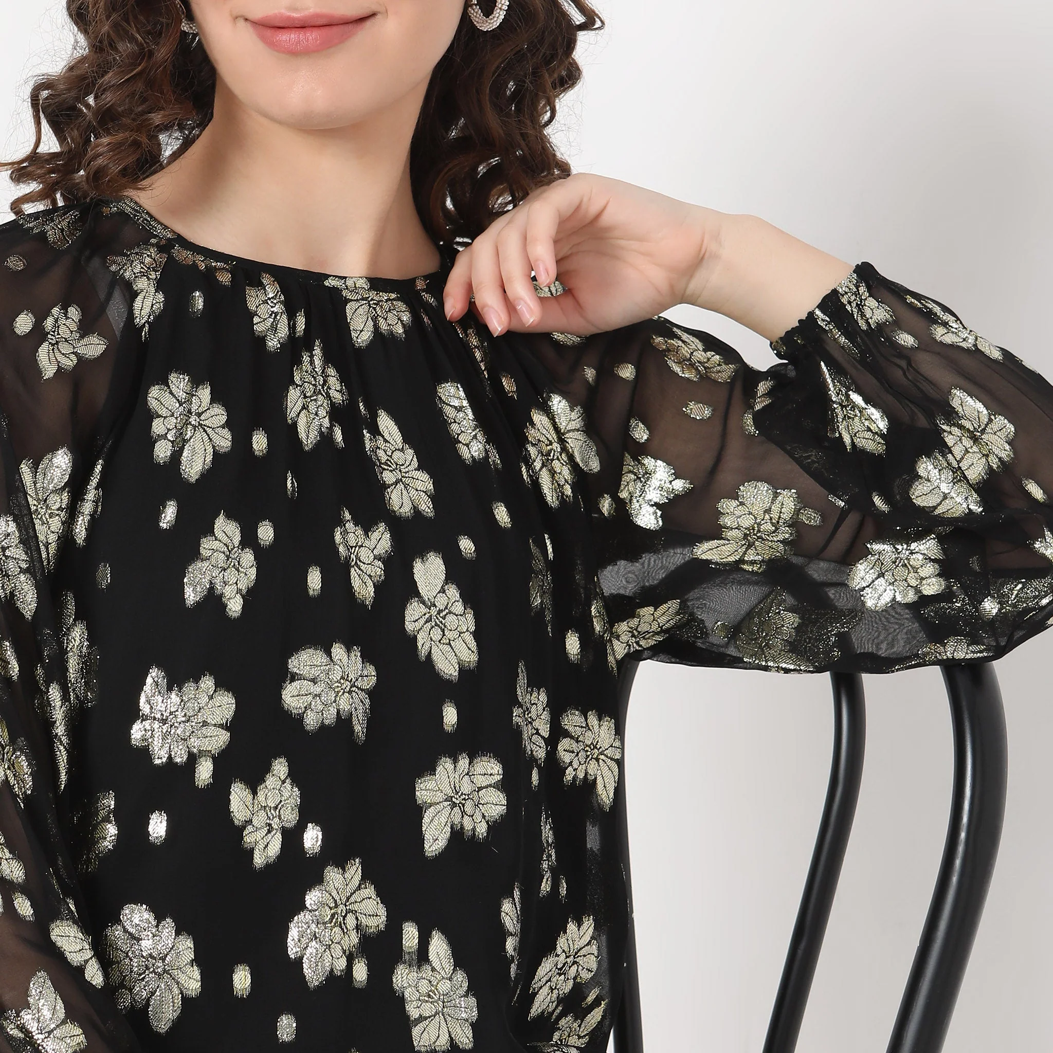 Regular Fit Embellished Top - Image 10