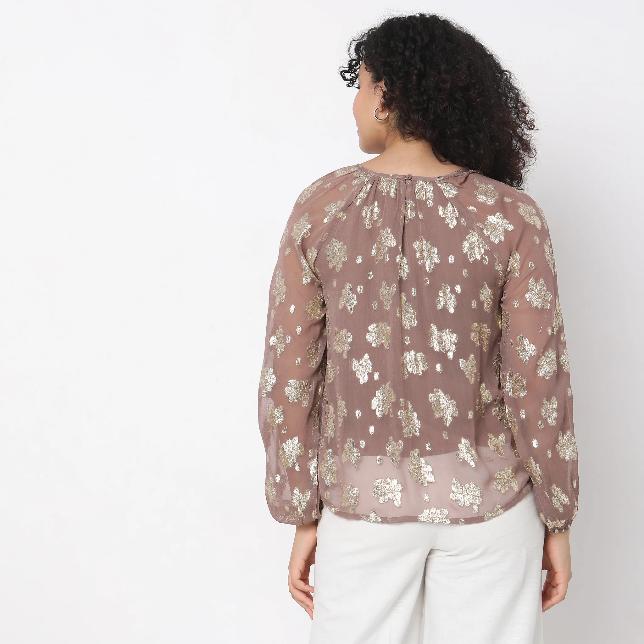 Regular Fit Embellished Top - Image 3