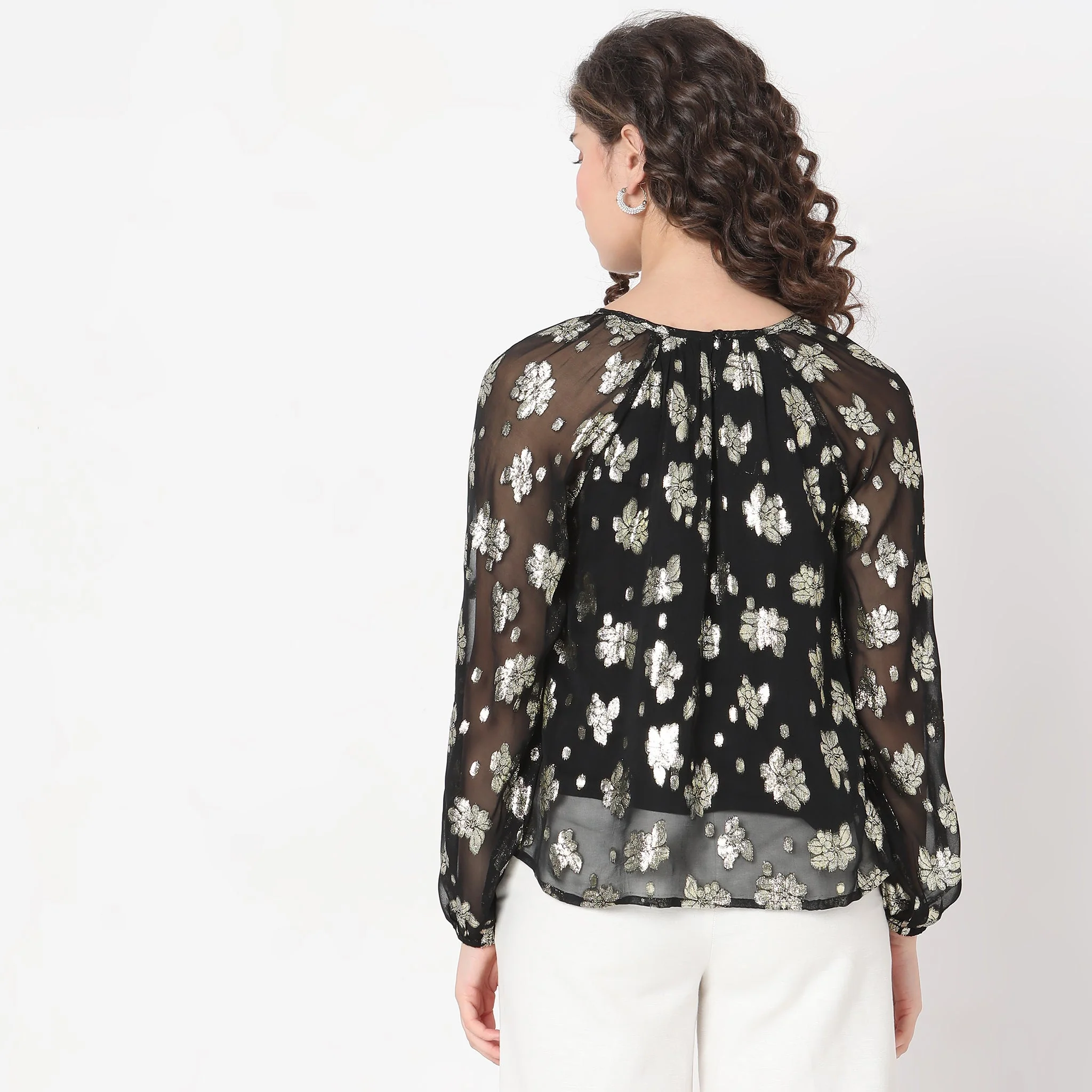Regular Fit Embellished Top - Image 8