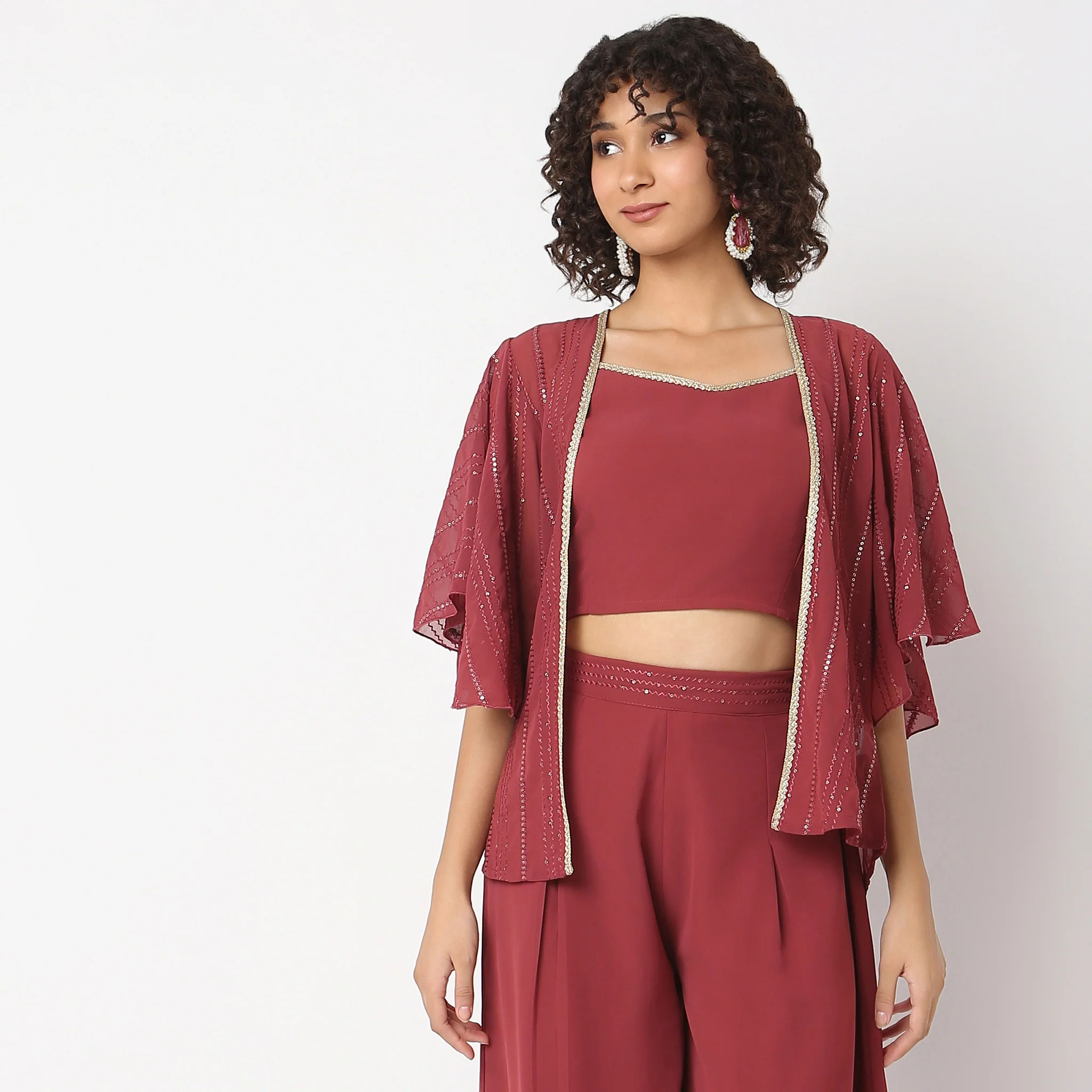 Regular Fit Embellished Top - Image 2