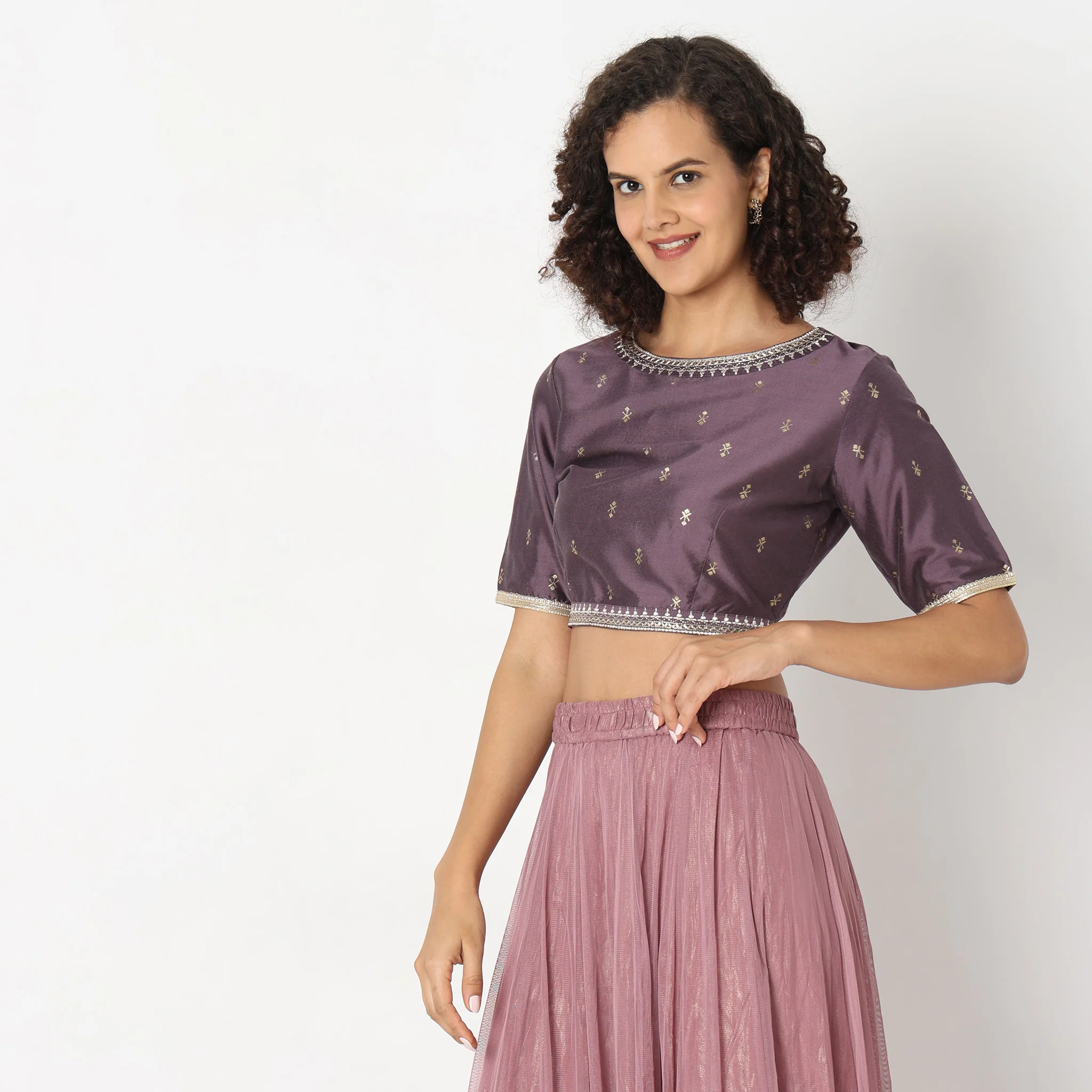 Regular Fit Embroidered Top - Image 10