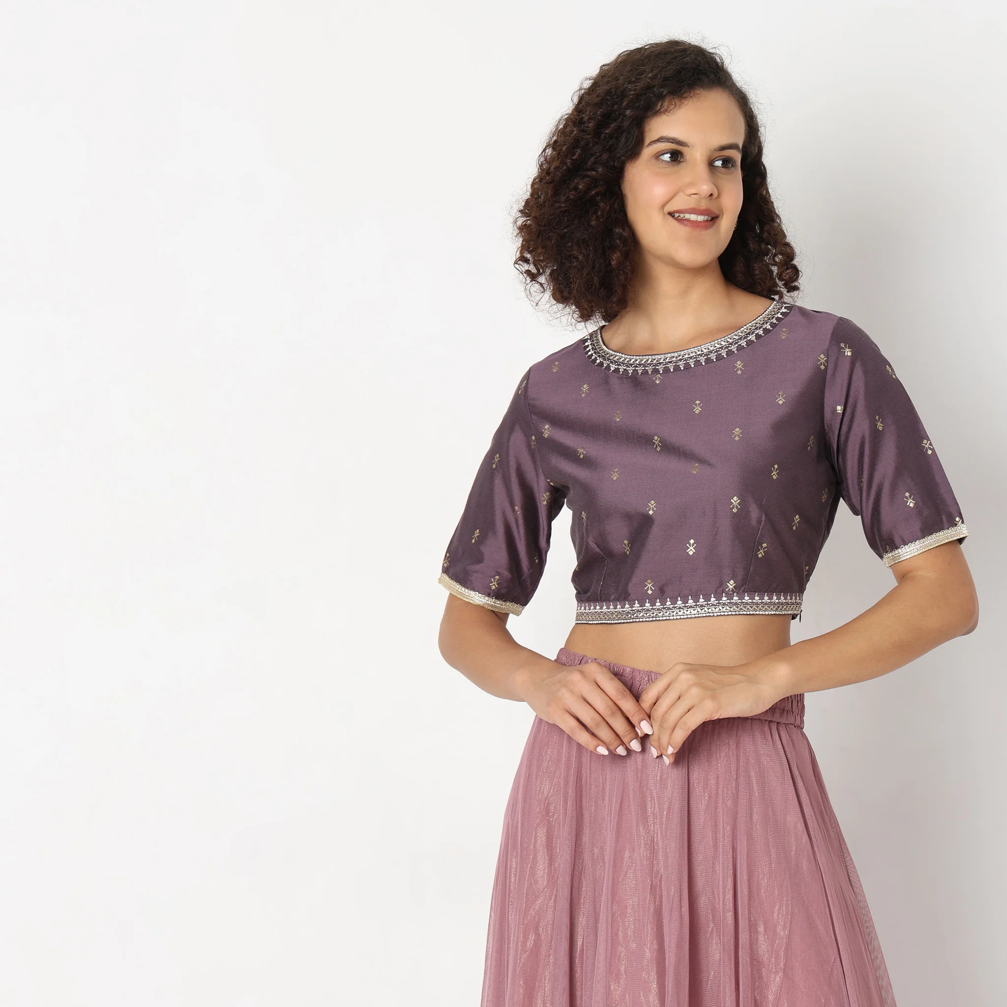 Regular Fit Embroidered Top - Image 7