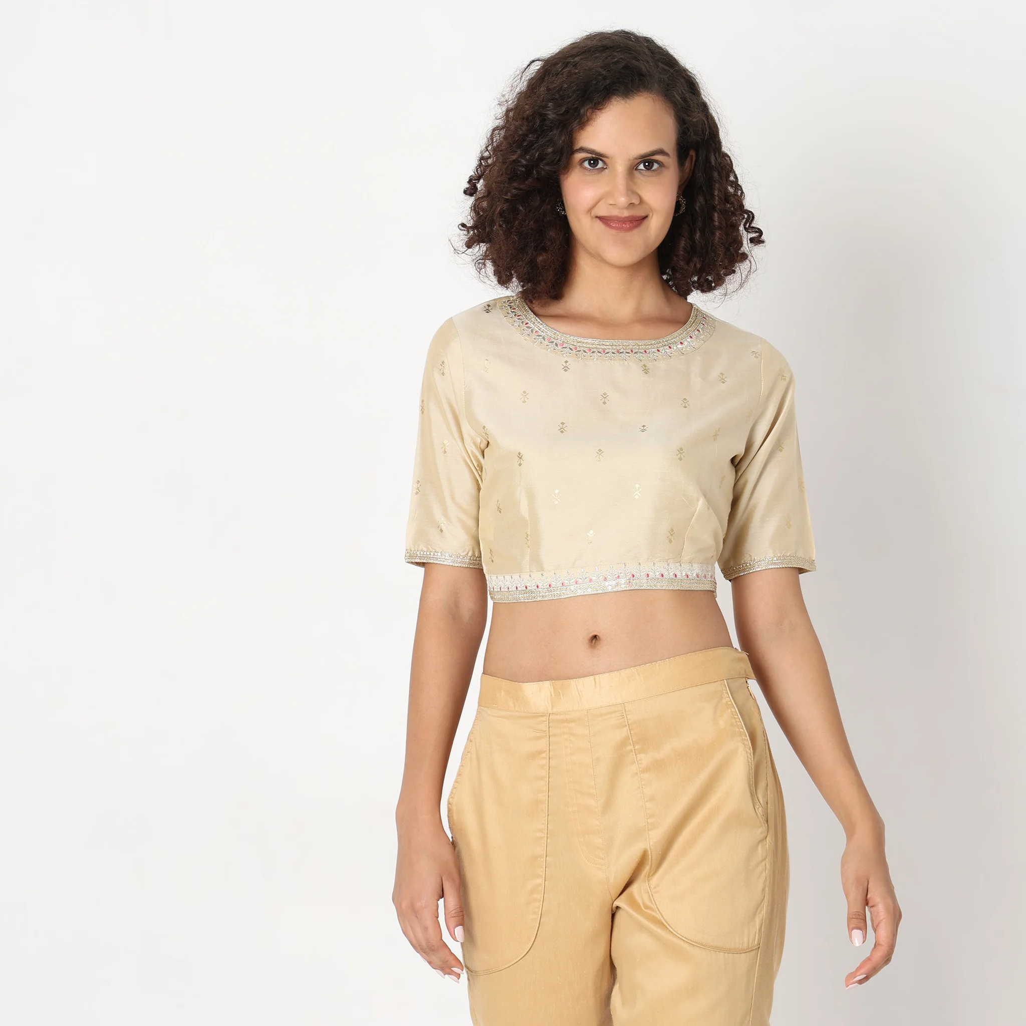 Regular Fit Embroidered Top - Image 2