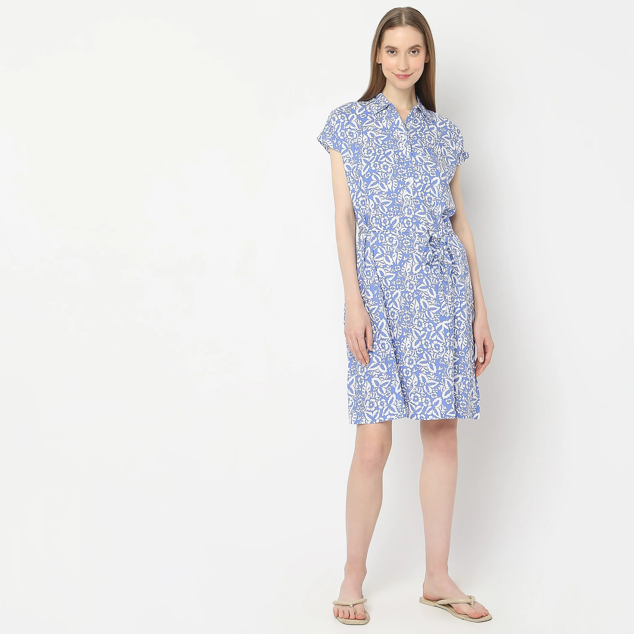 Regular Fit Floral Gown - Image 2