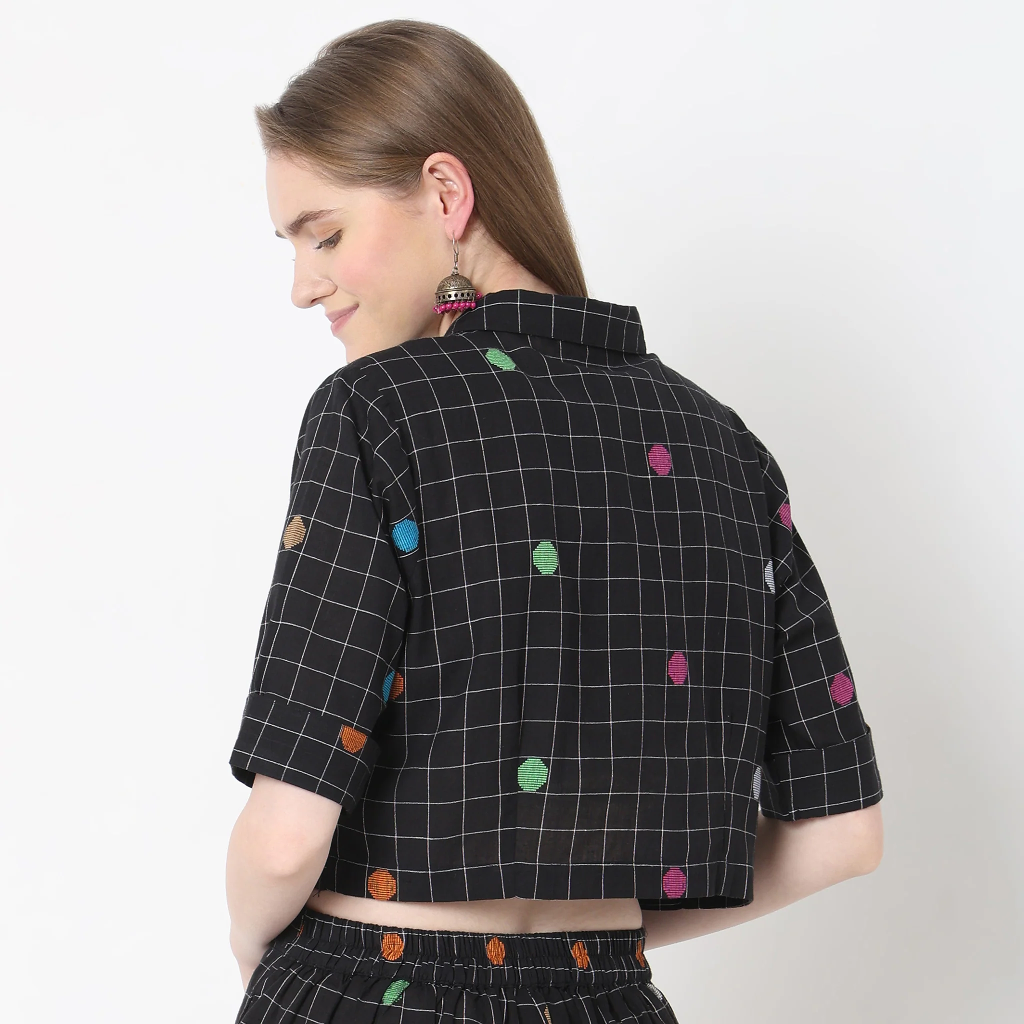 Regular Fit Geometric Top - Image 3