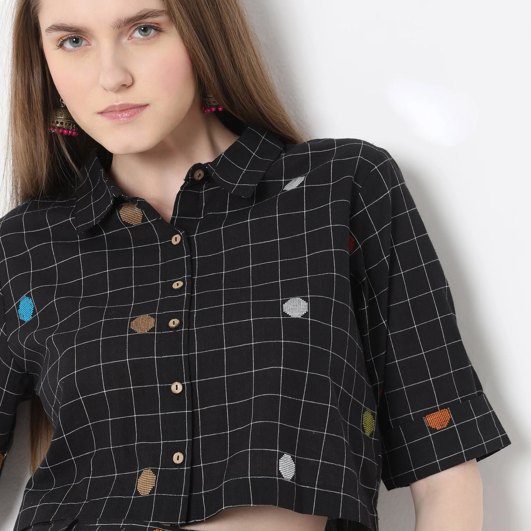 Regular Fit Geometric Top - Image 4