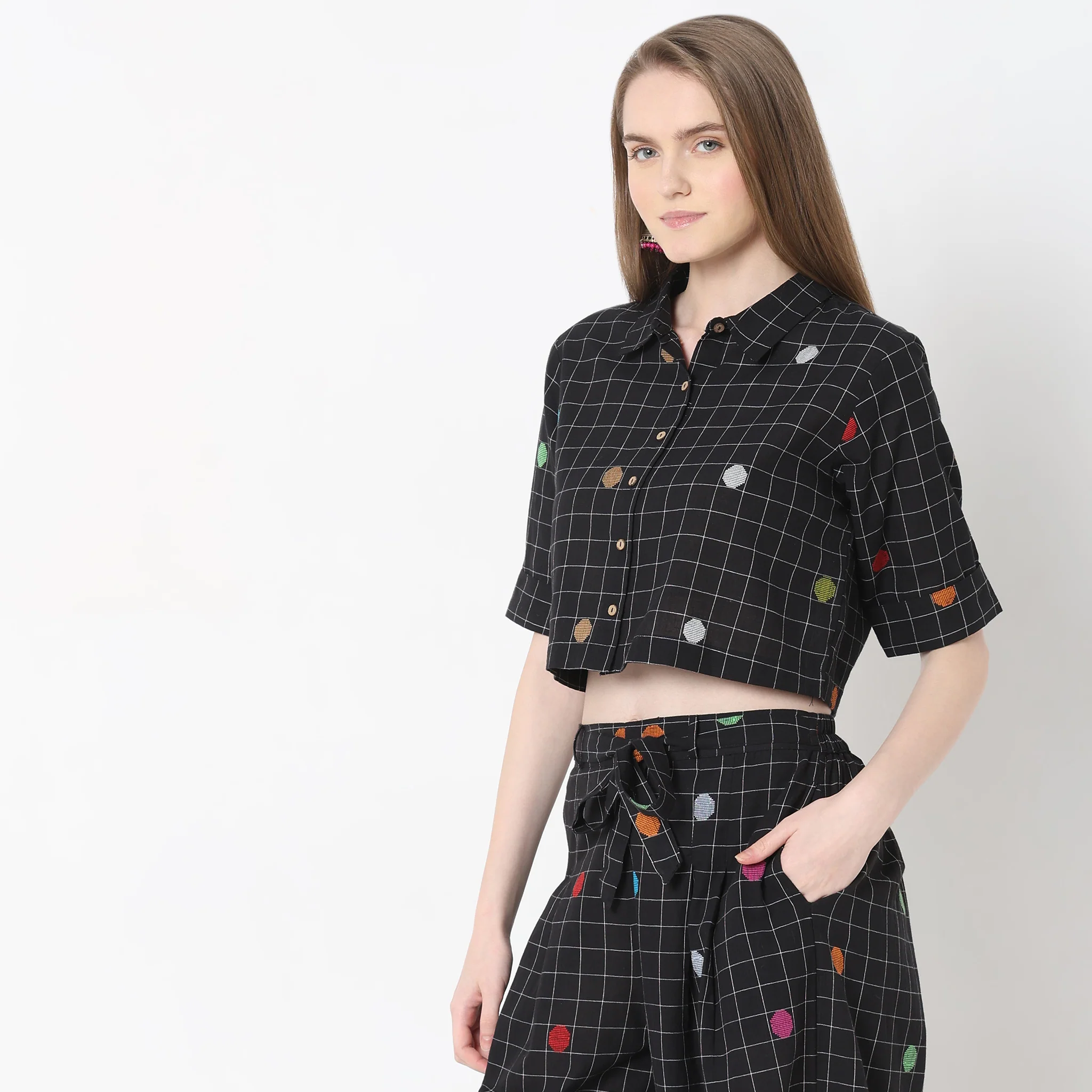 Regular Fit Geometric Top - Image 5