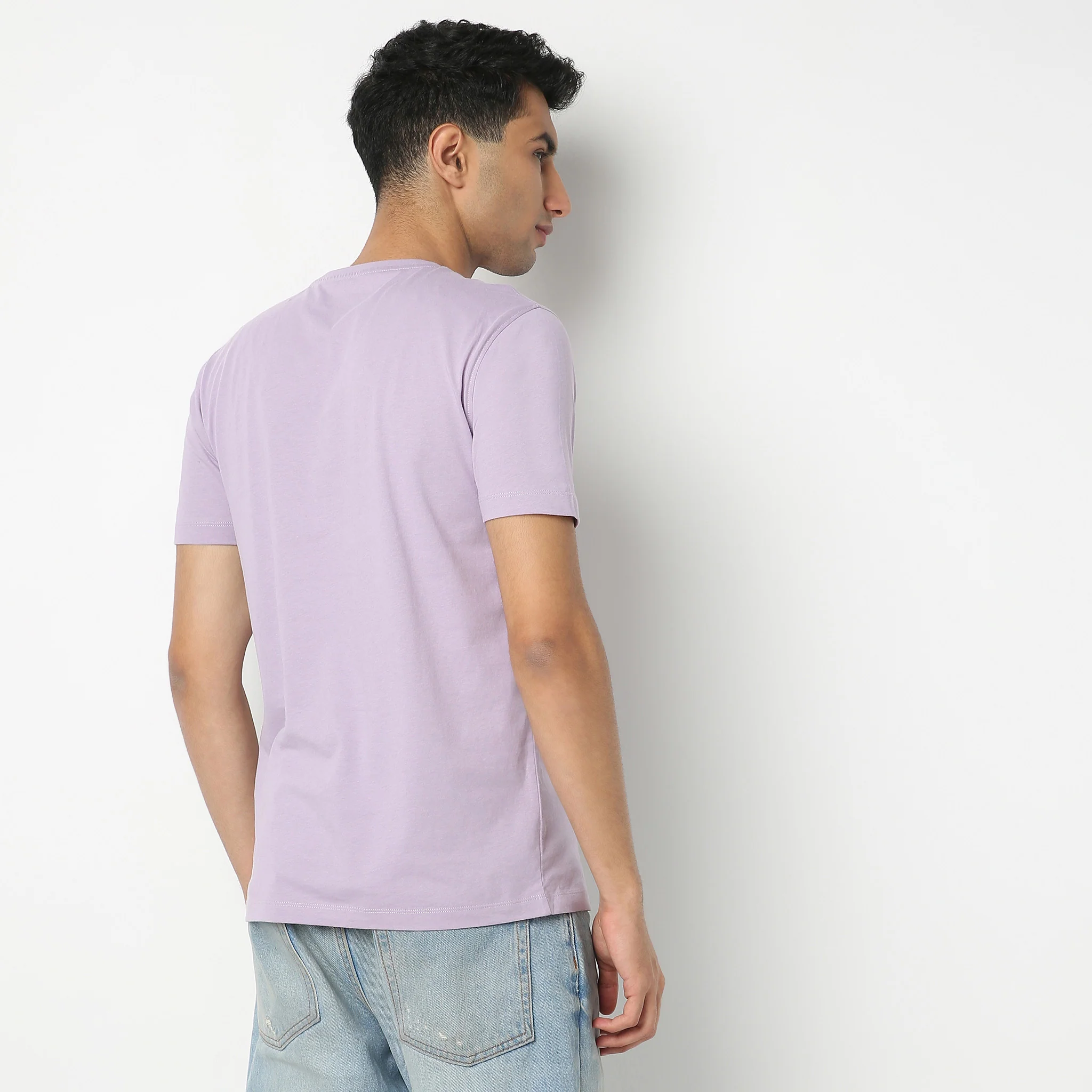 Graphitee Crew Neck Half Sleeve T-Shirt - Image 3