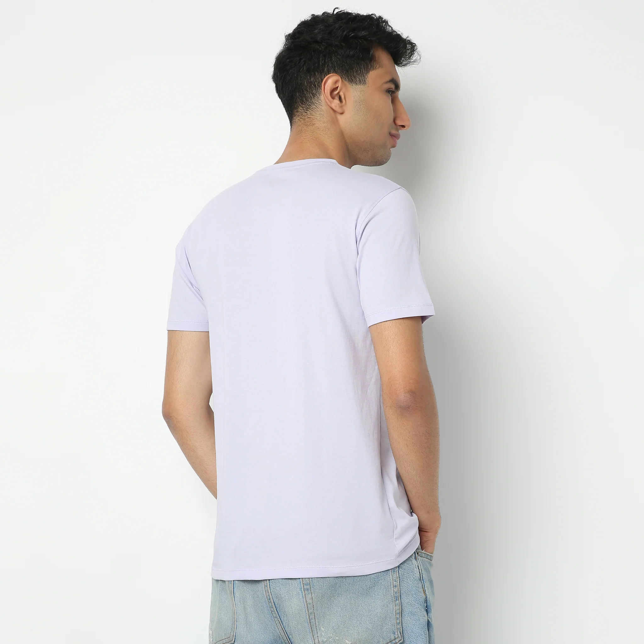 Graphitee Crew Neck Half Sleeve T-Shirt - Image 3