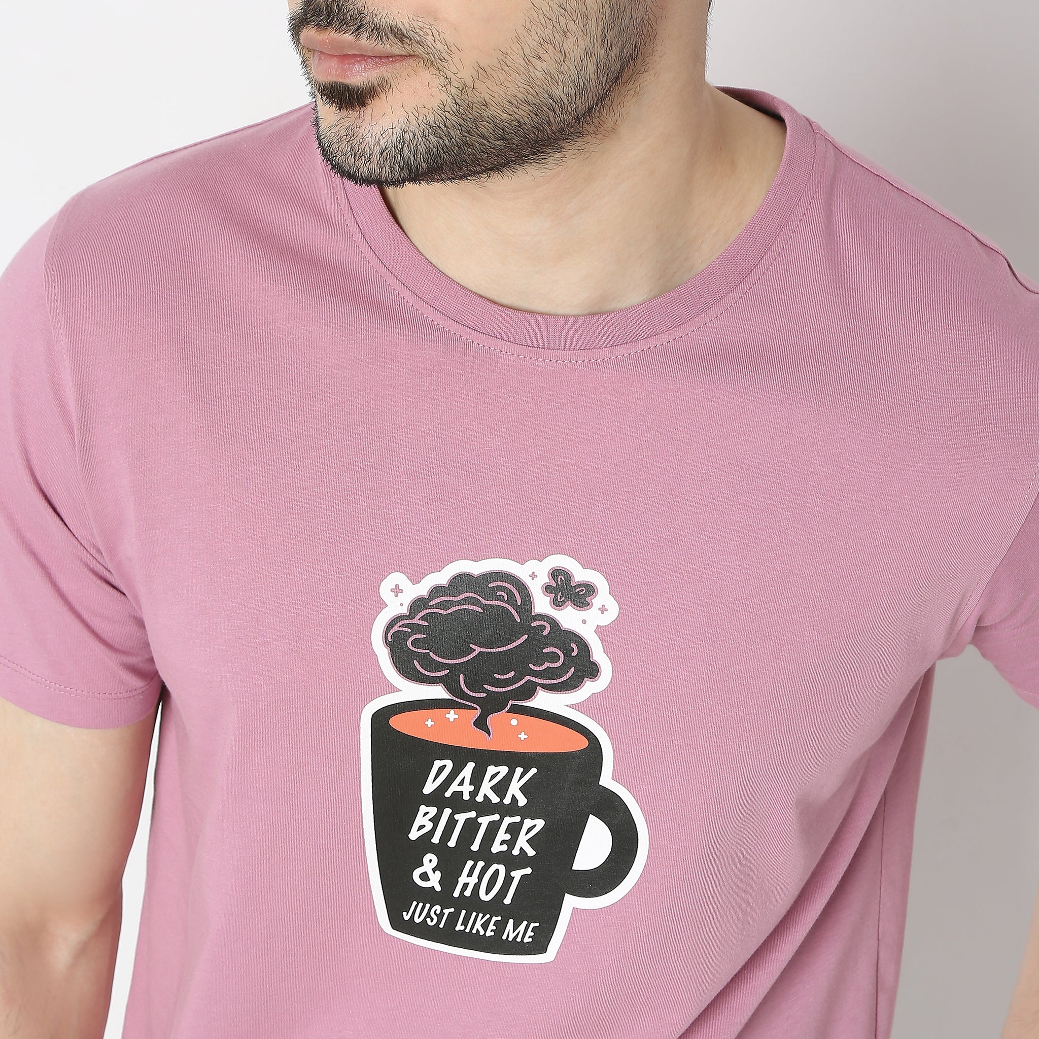 Graphitee Crew Neck Half Sleeve T-Shirt - Image 4