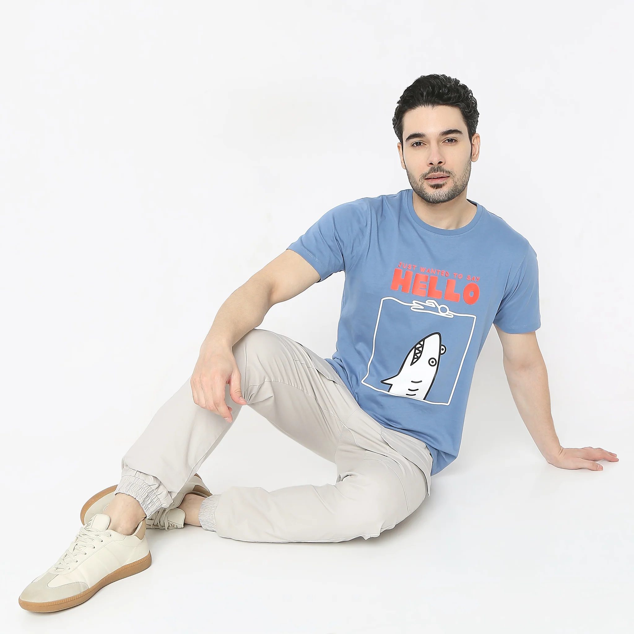 Graphitee Crew Neck Half Sleeve T-Shirt