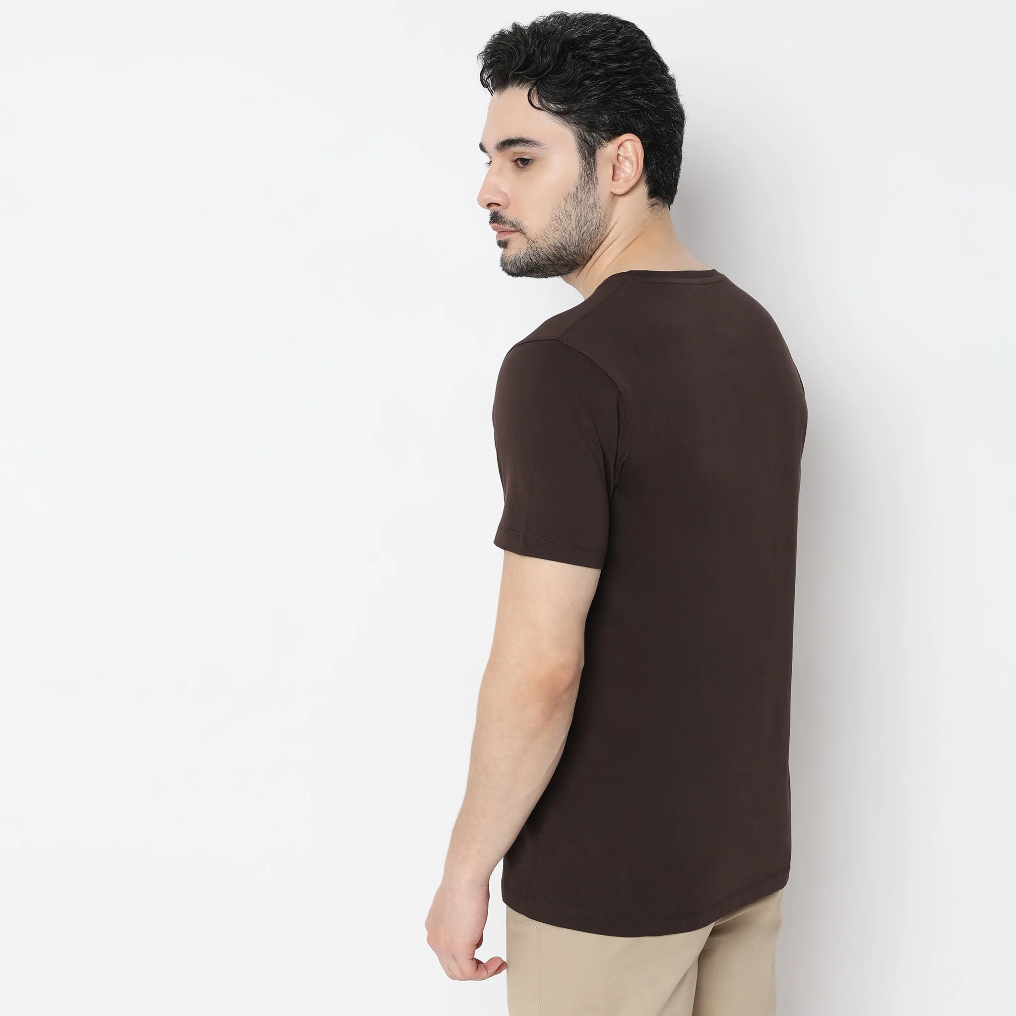 Graphitee Crew Neck Cotton T-Shirt - Image 3