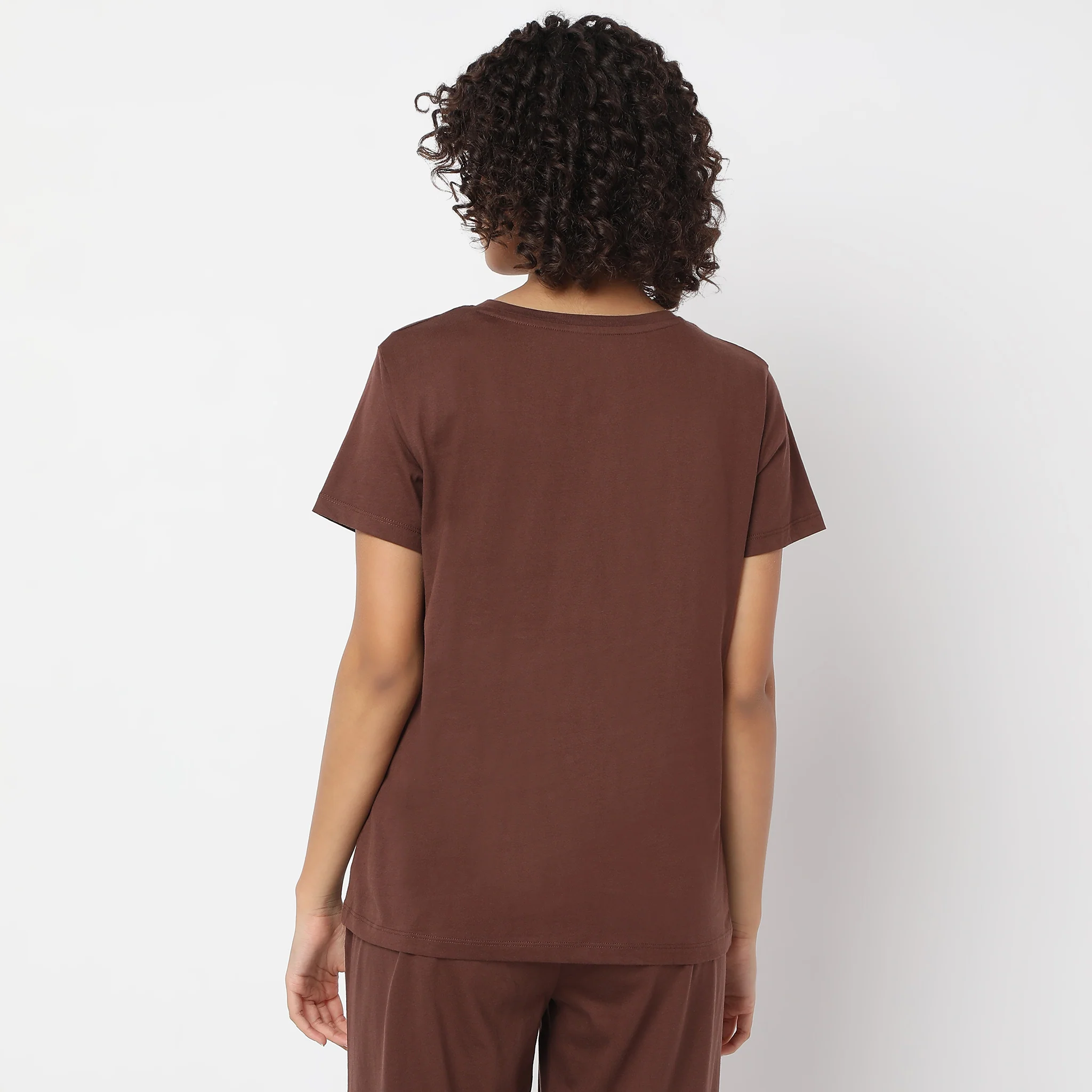 Knitted Graphic Lounge T-Shirt - Image 3