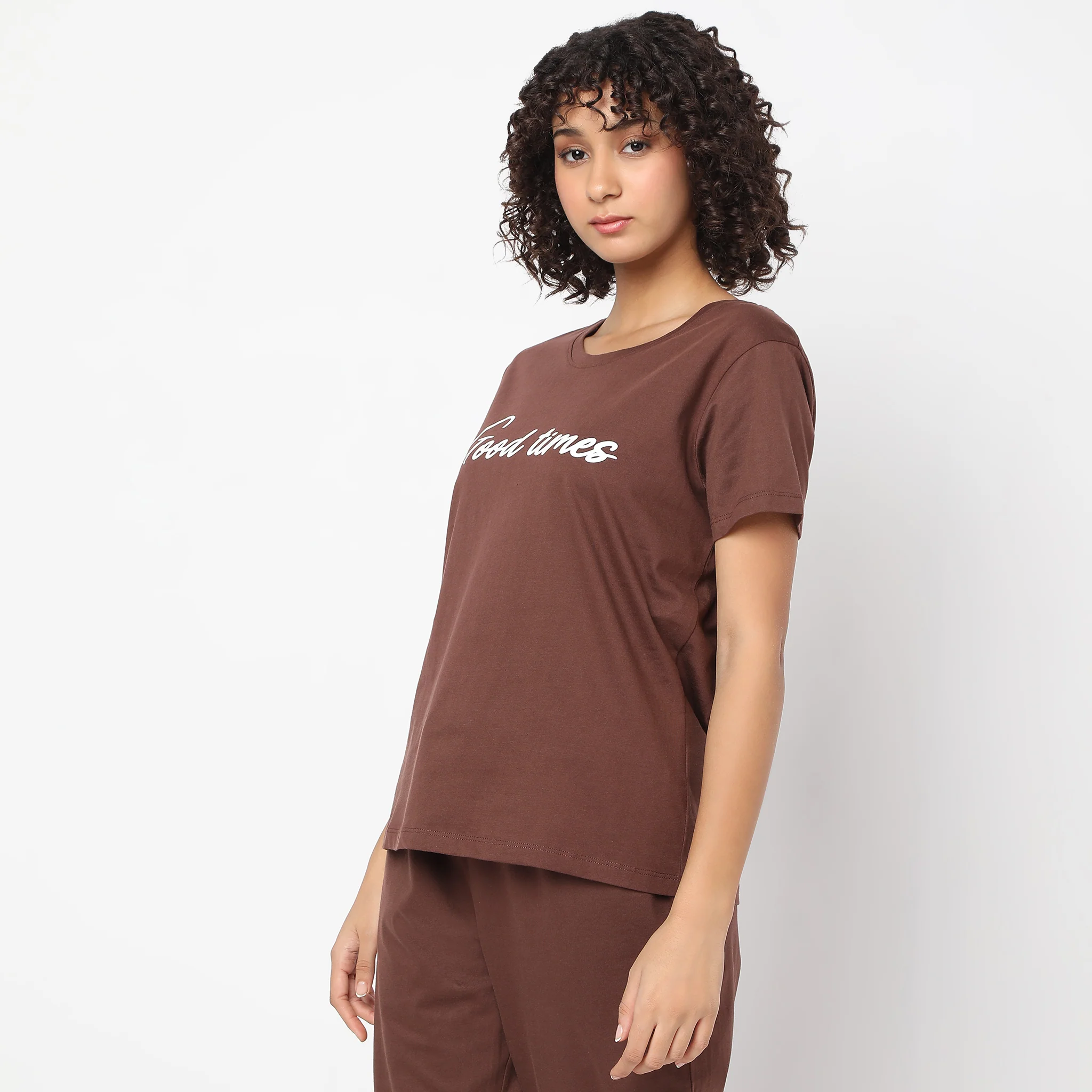 Knitted Graphic Lounge T-Shirt - Image 5