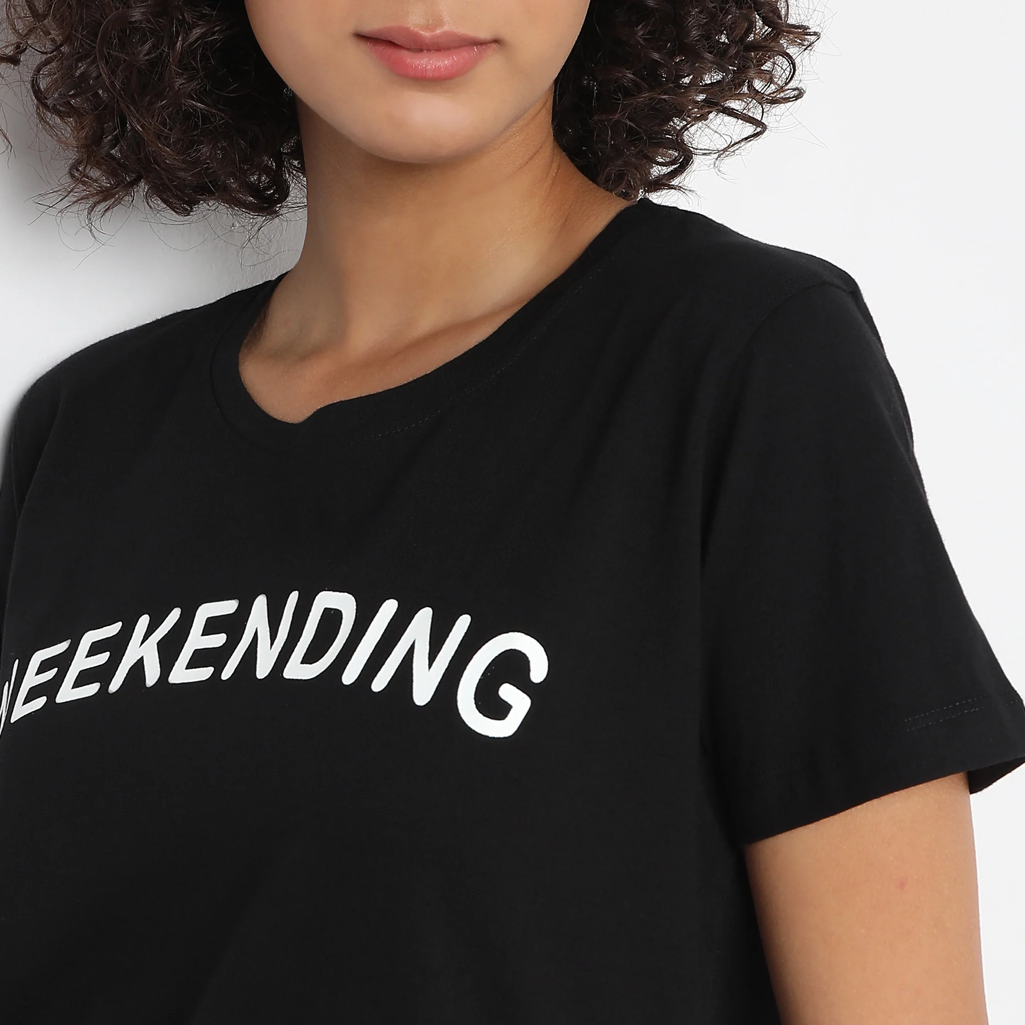 Knitted Graphic Lounge T-Shirt - Image 4