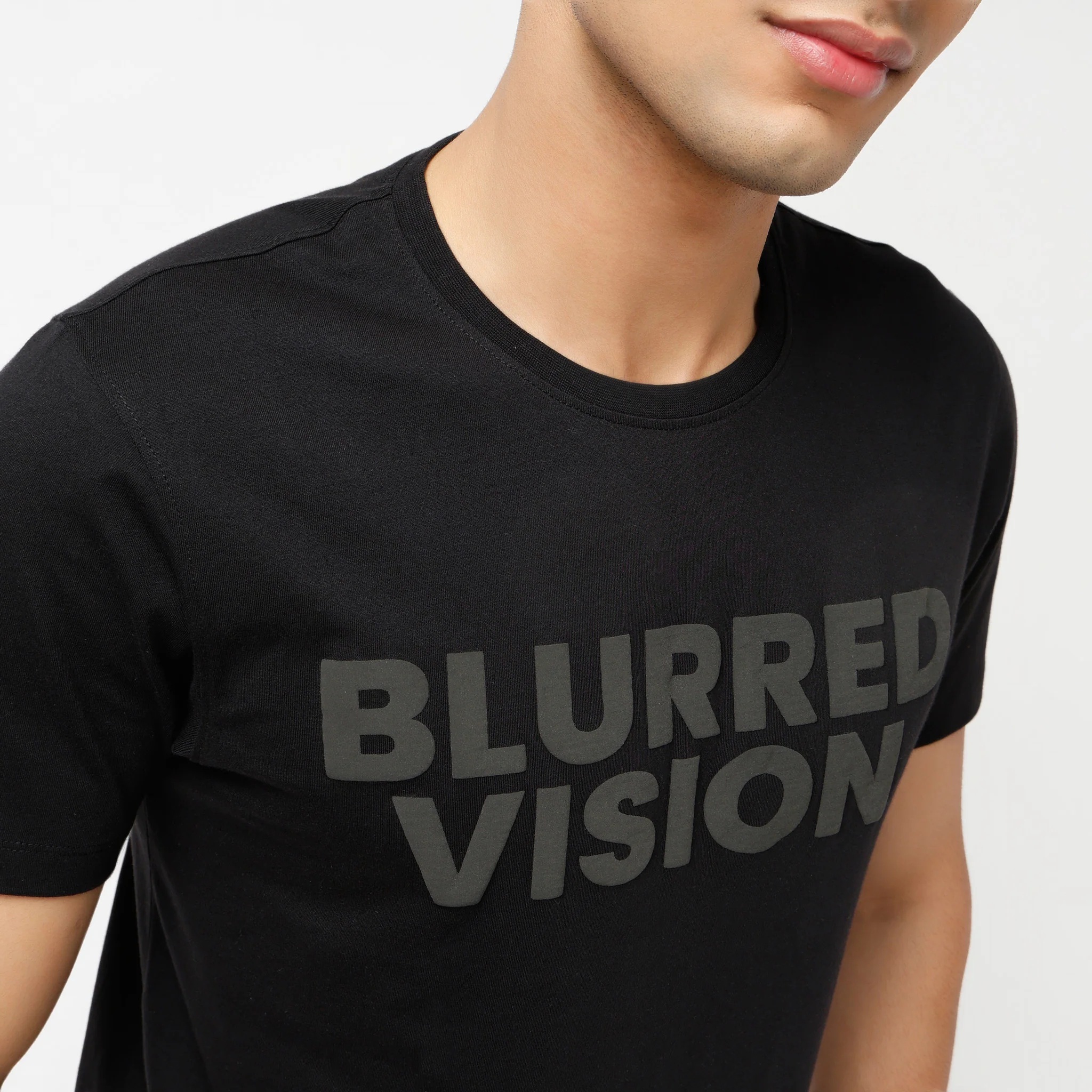 Graphitee Crew Neck Half Sleeve T-Shirt - Image 4