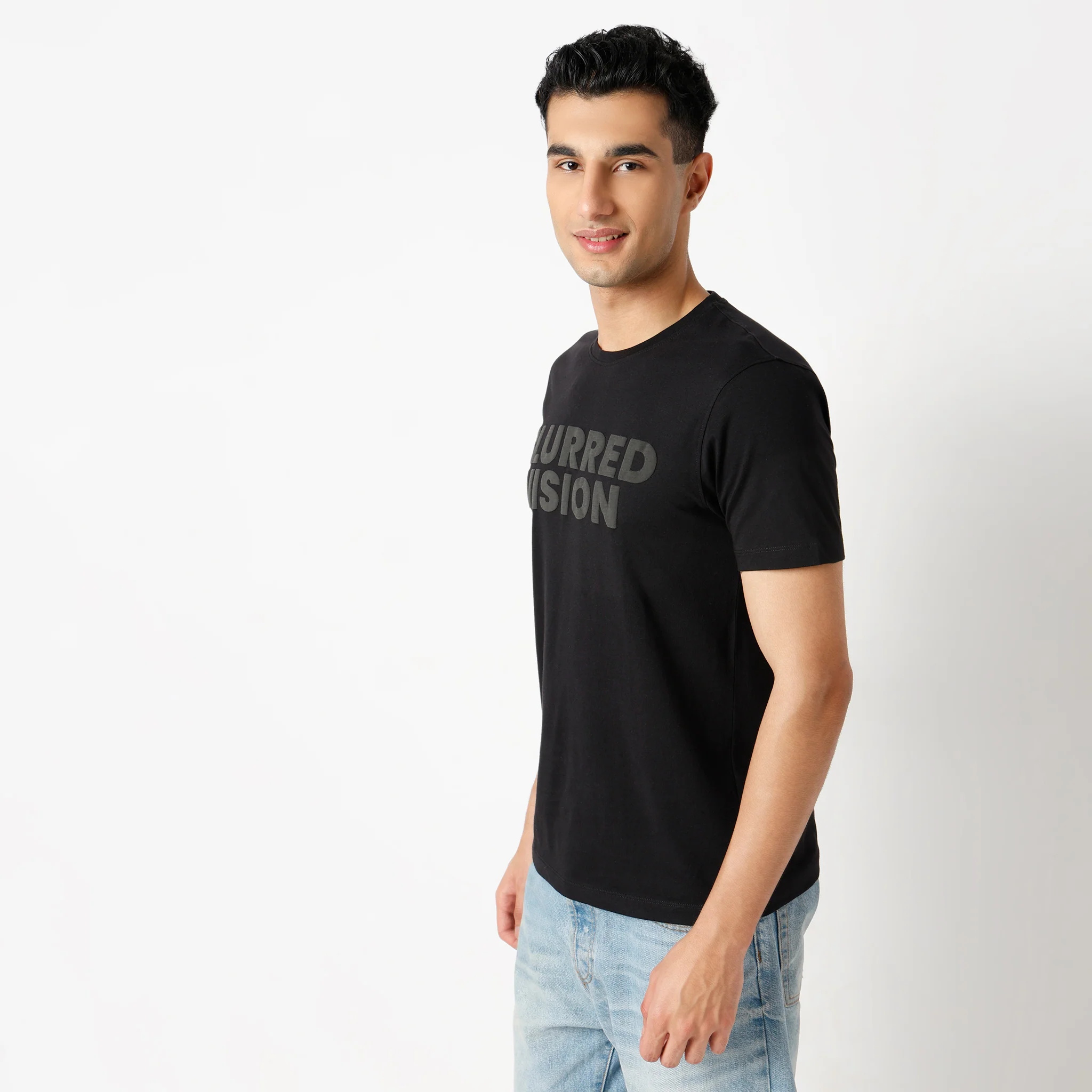 Graphitee Crew Neck Half Sleeve T-Shirt - Image 5