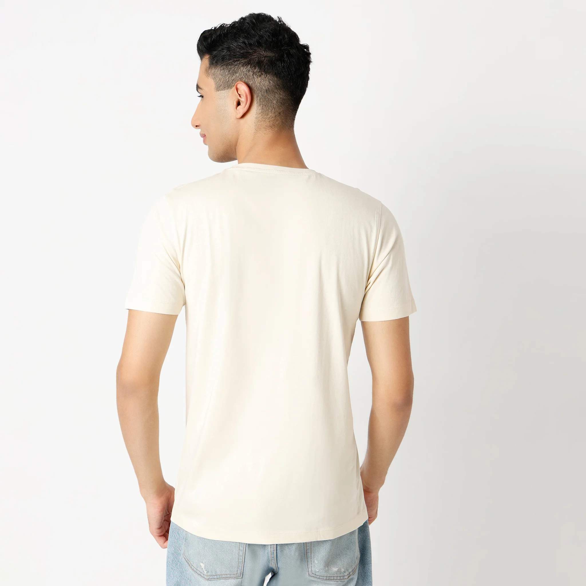 Graphitee Crew Neck Half Sleeve T-Shirt - Image 3